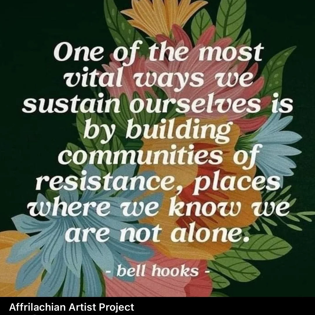 &ldquo;One of the most vital ways we sustain ourselves is by building communities of resistance, places where we know we are not alone.&rdquo; &mdash; bell hooks
&ldquo;Even though I voted, I didn&rsquo;t really want a president. I want a council of 