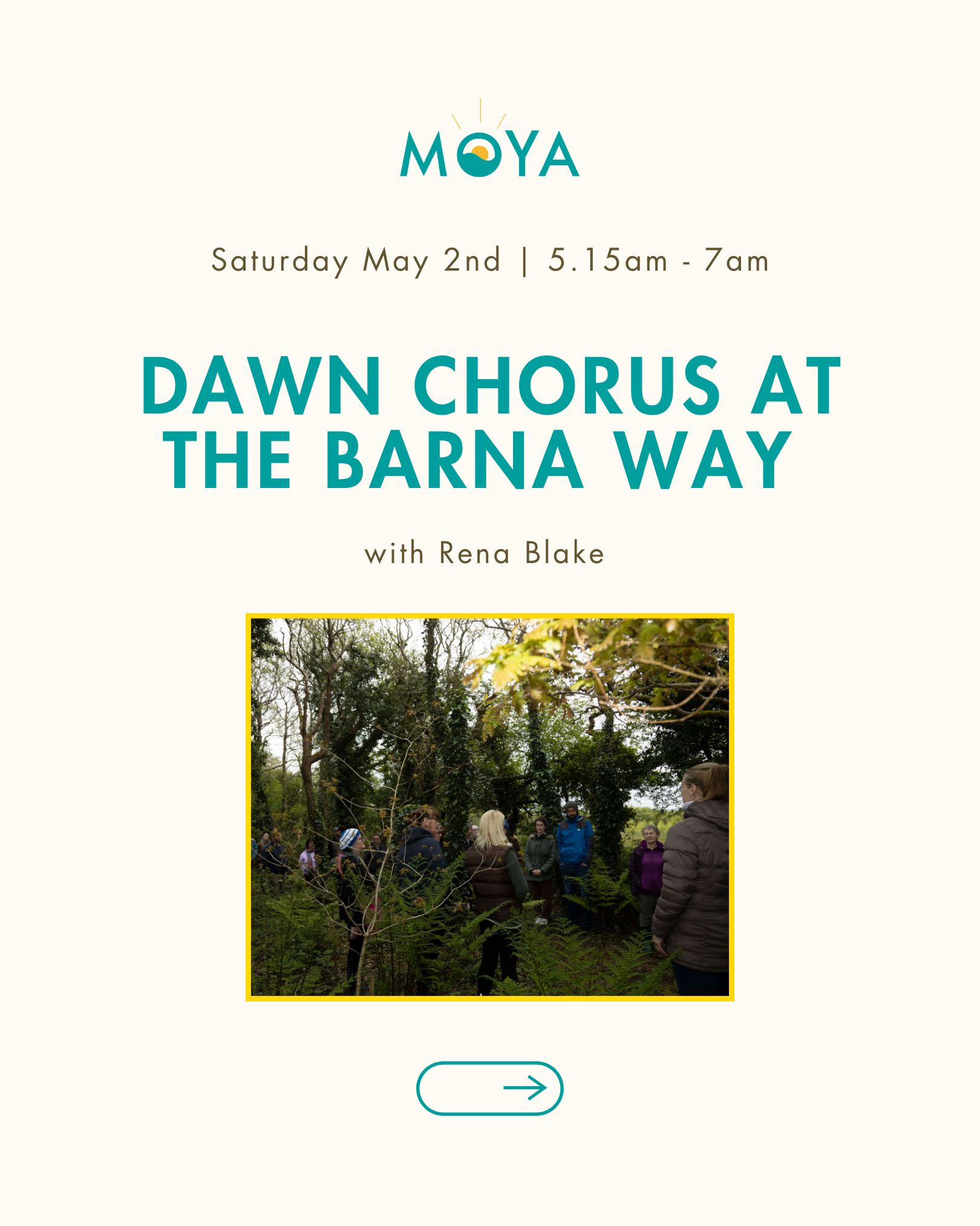 Dawn Chorus at The Barna Way with Rena Blake 