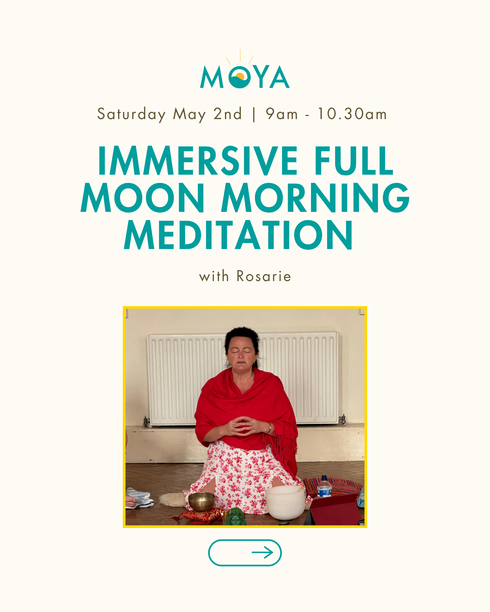 Immersive Full Moon Morning Meditation with Rosarie