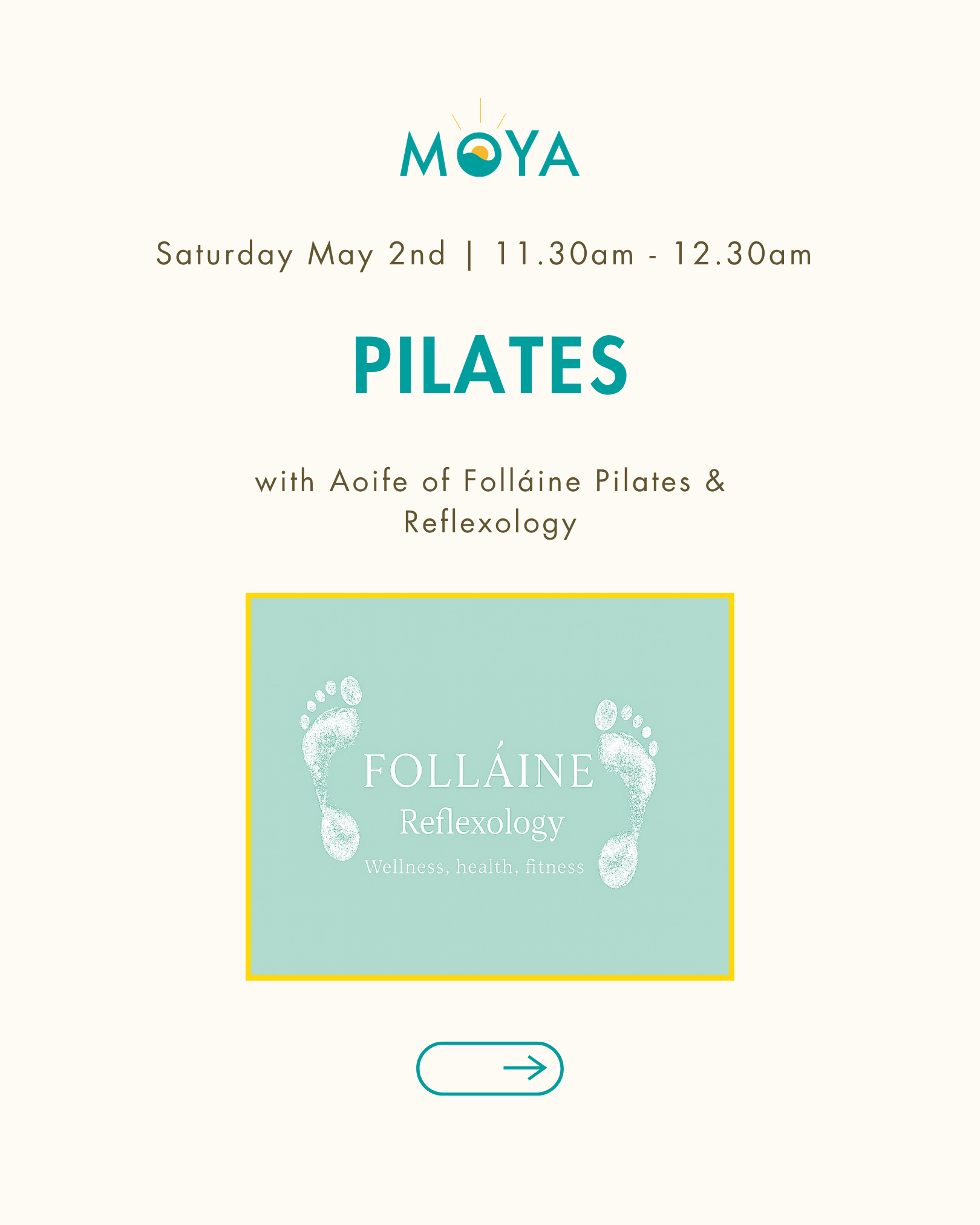 Pilates with Aoife of Folláine Pilates &amp; Reflexology 