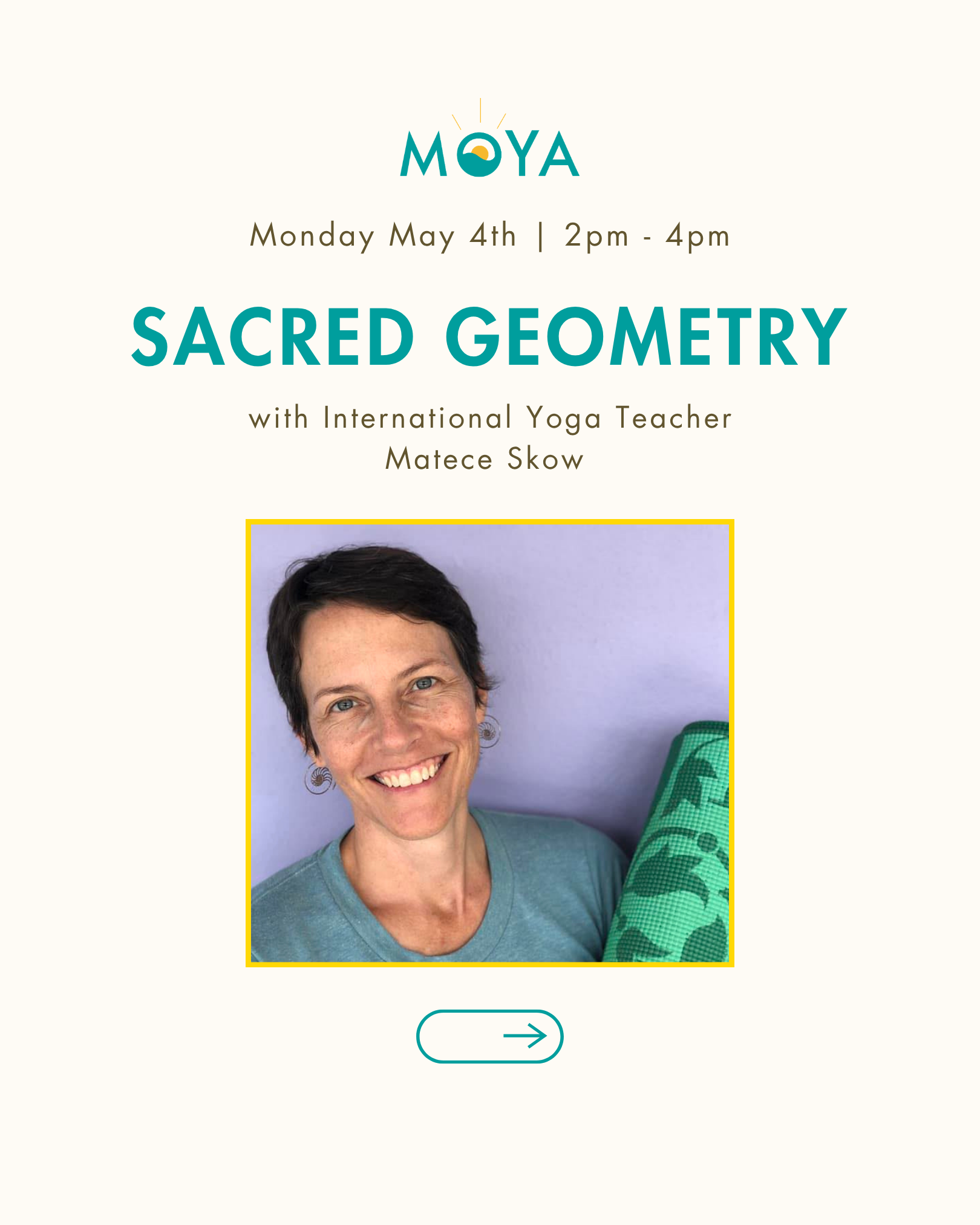 Sacred Geometry with International Yoga Teacher Matece Skow 
