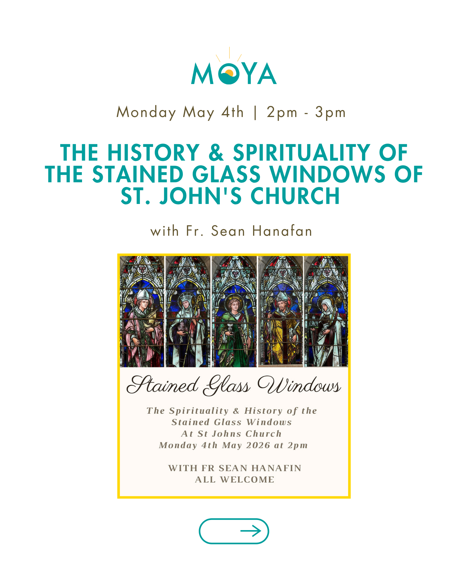 The History &amp; Spirituality of the Stained Glass Windows of St. John's Church with Fr. Sean Hanafan 