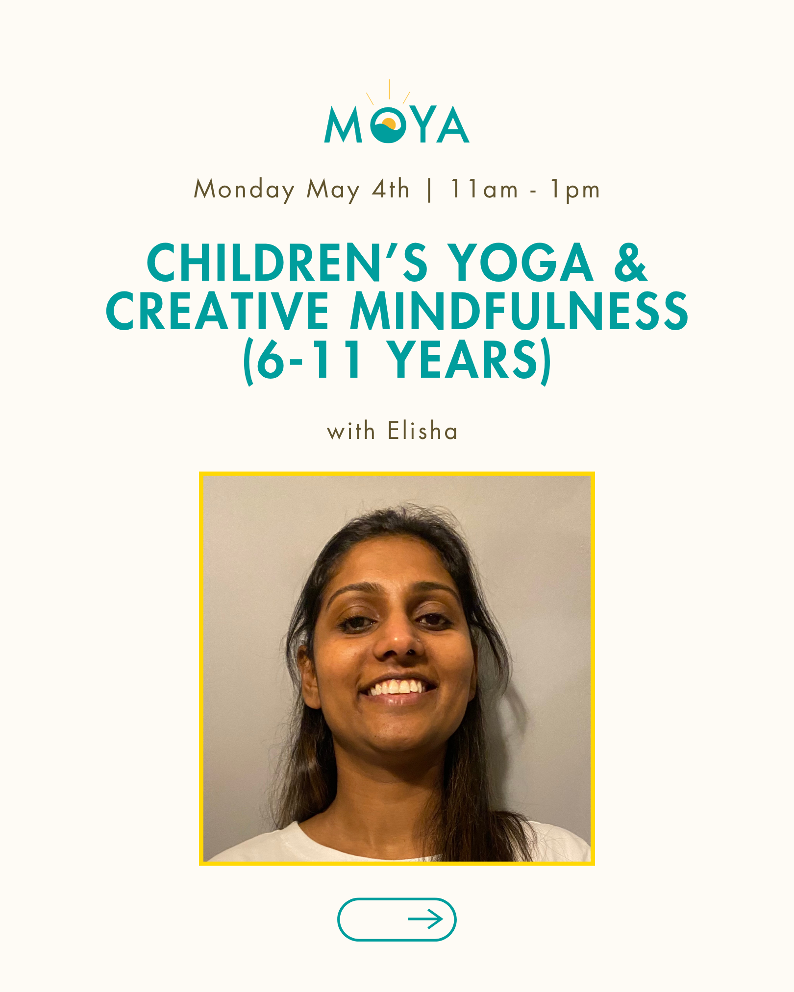 Children’s Yoga &amp; Creative Mindfulness with Elisha (6-11 years)