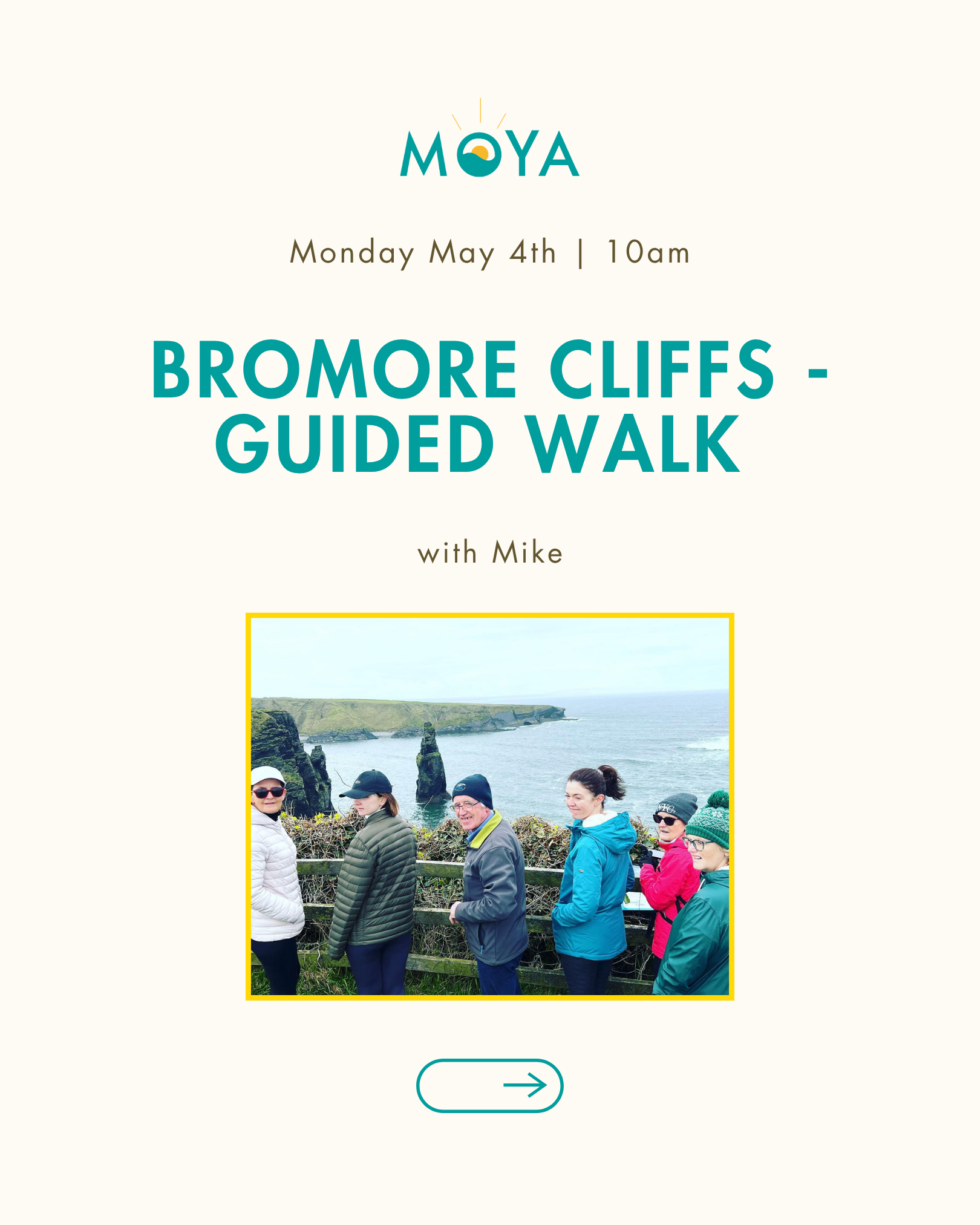 Bromore Cliffs - Guided walk with Mike 