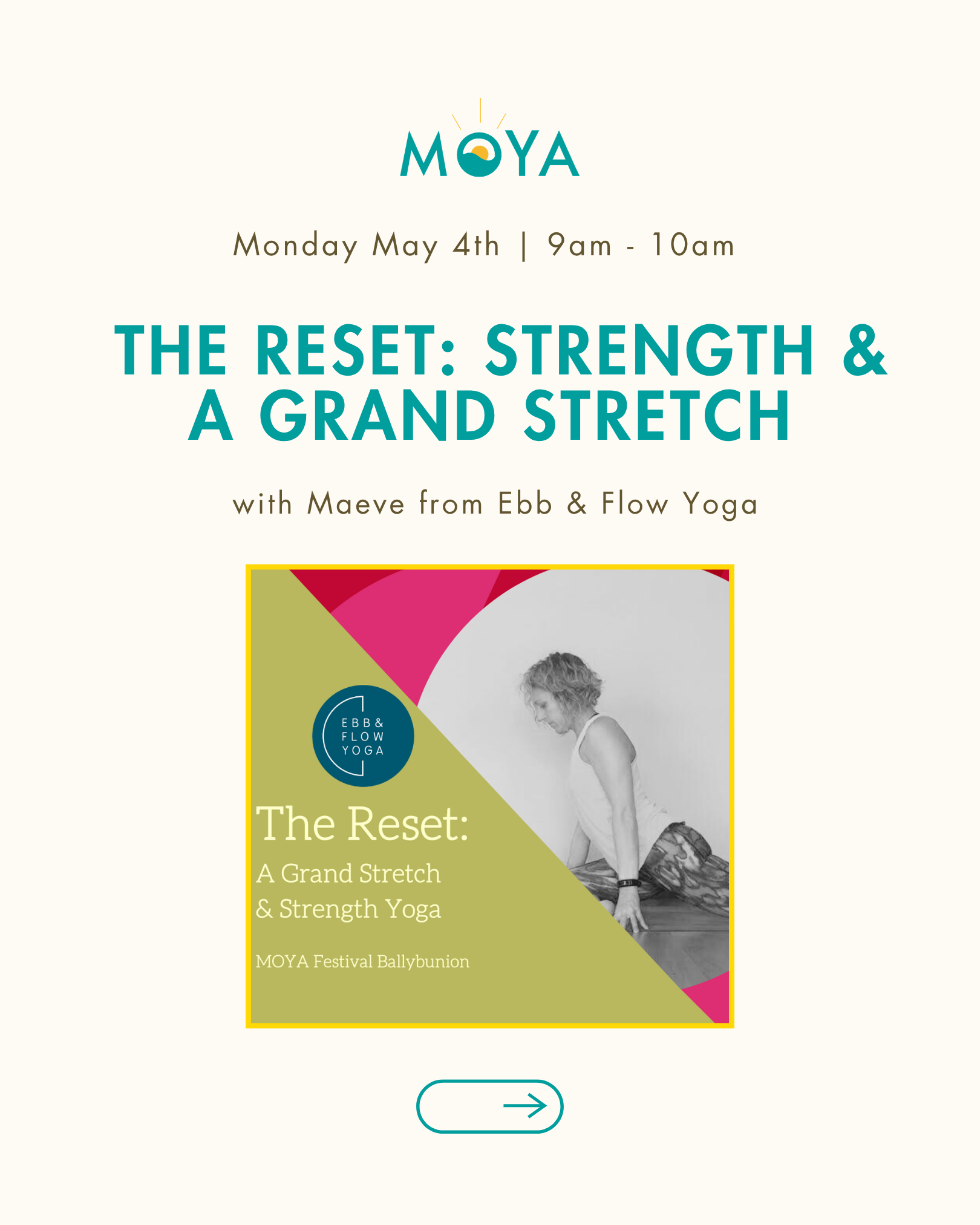 The Reset: Strength &amp; A Grand Stretch with Maeve from Ebb &amp; Flow Yoga 