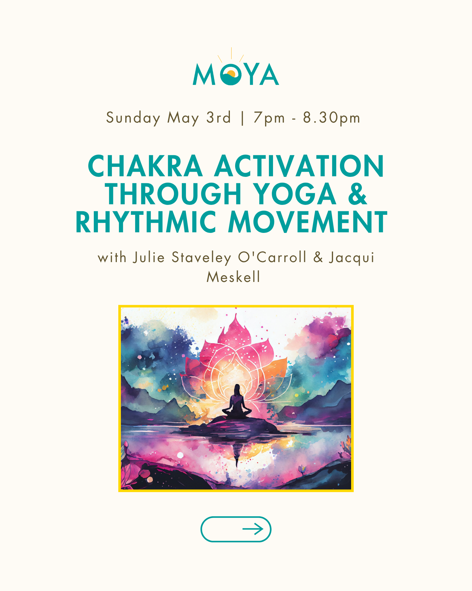 Chakra Activation Through Yoga &amp; Rhythmic Movement with Julie Staveley O'Carroll &amp; Jacqui Meskell 