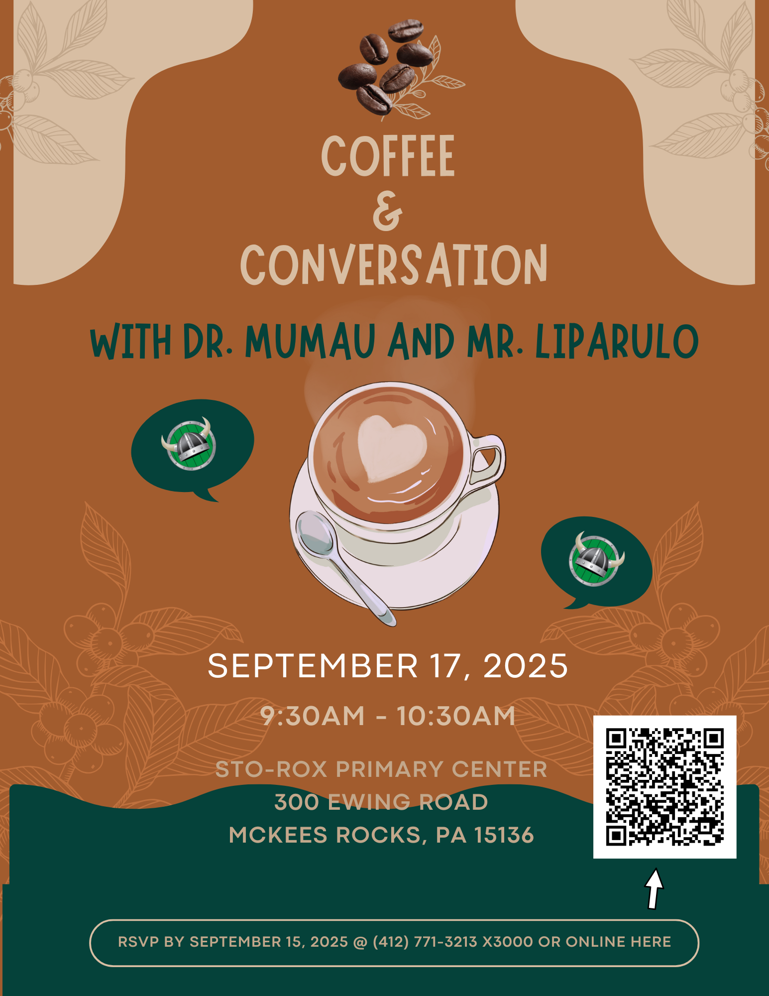 Coffee & Conversation with Dr. Mumau and Mr. Liparulo