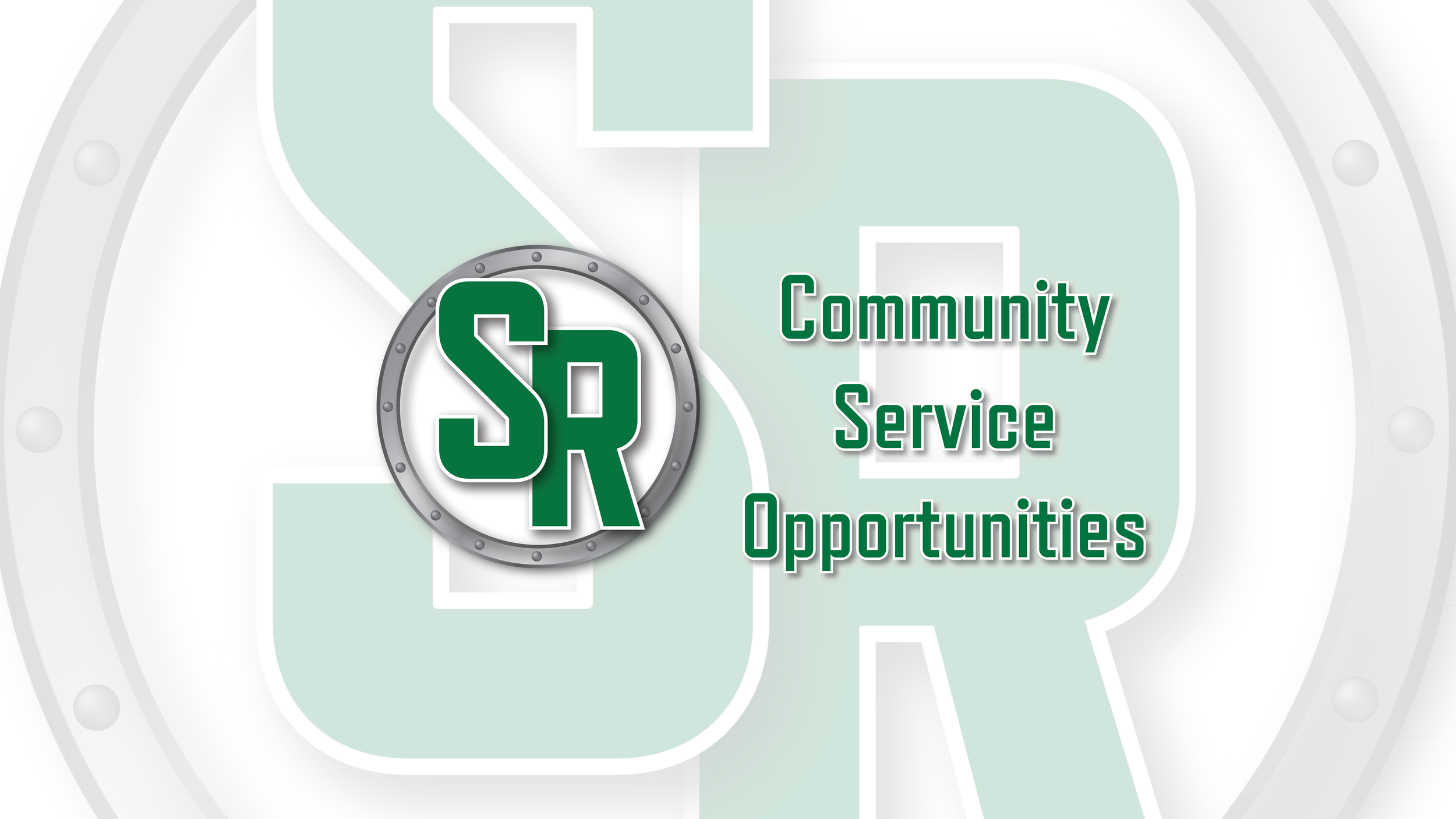 November Community Service Opportunities for Sto-Rox High School Students