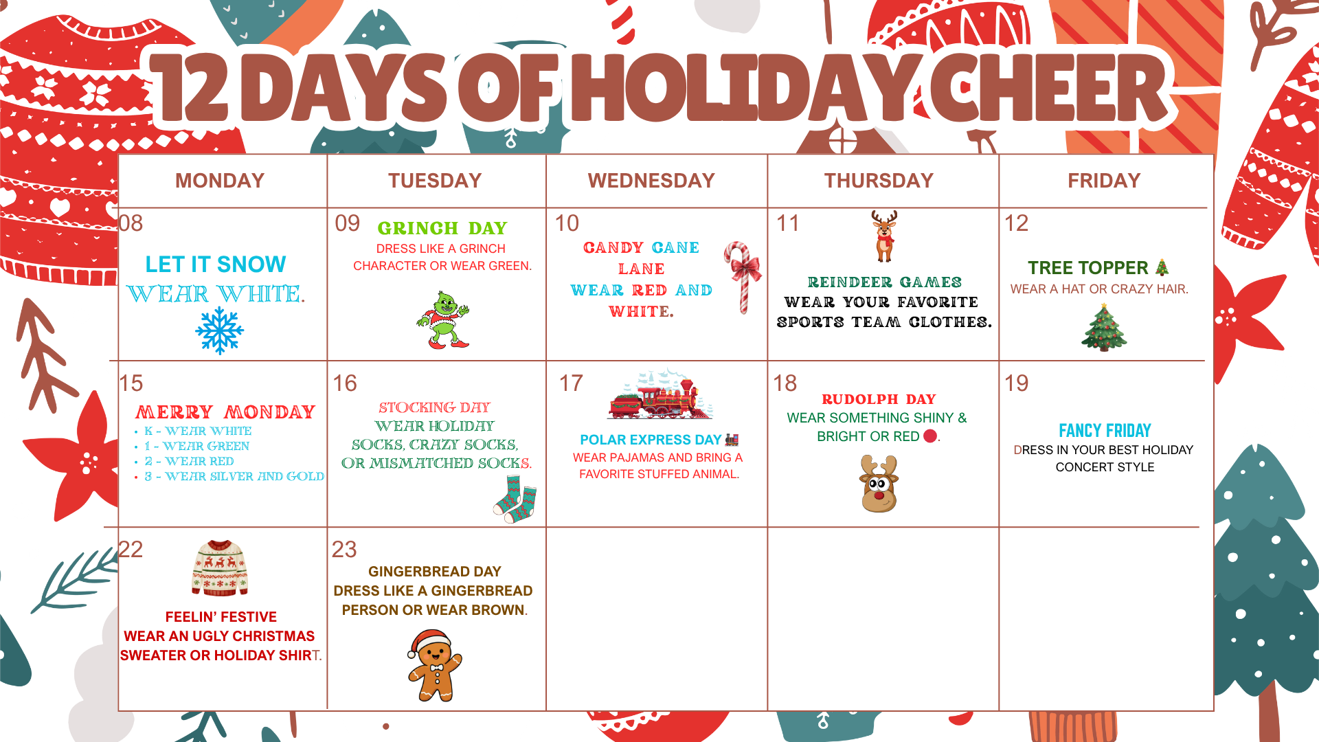 Sto-Rox Primary Center Presents: 12 Days of Holiday Cheer