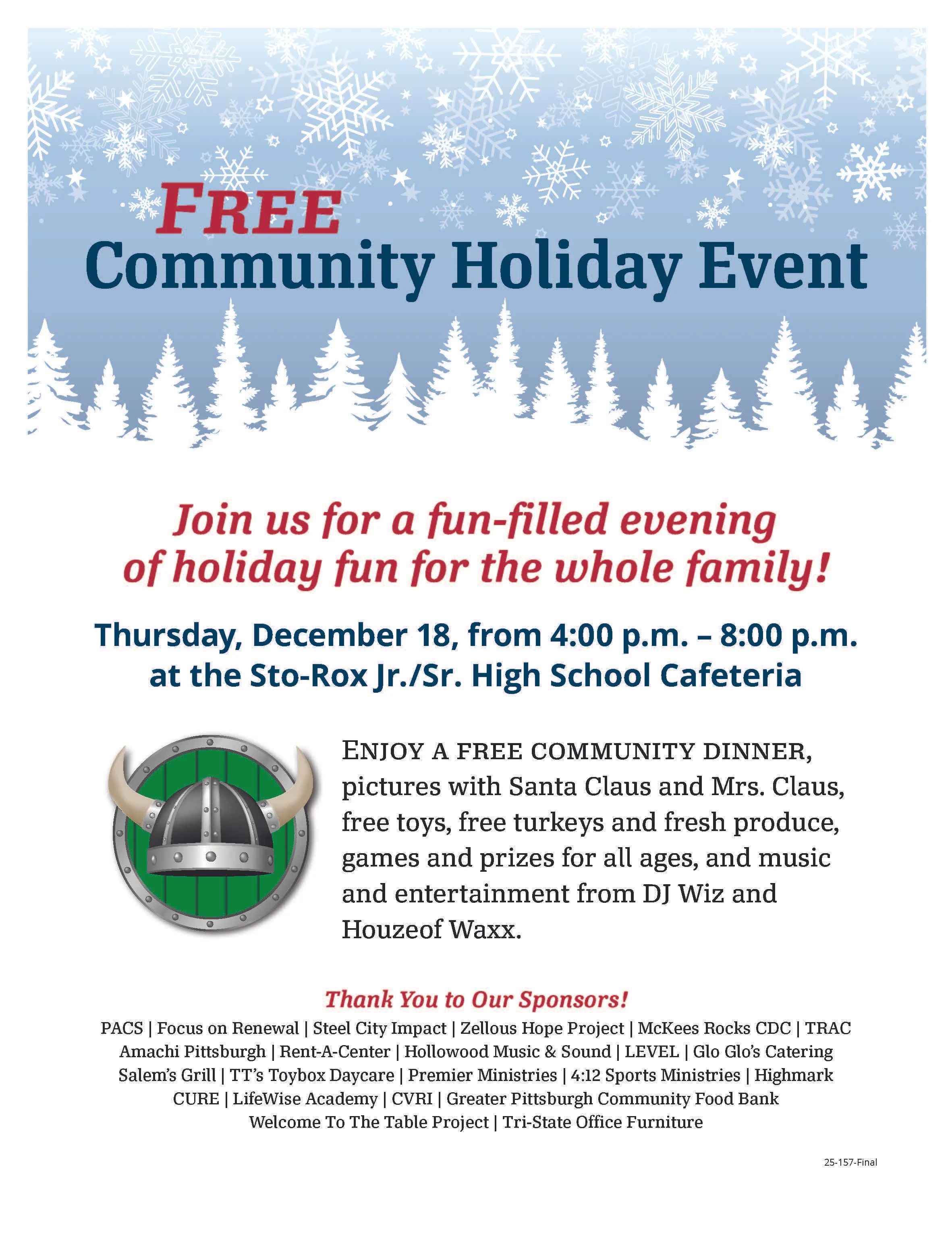 Sto-Rox Free Community Holiday Event