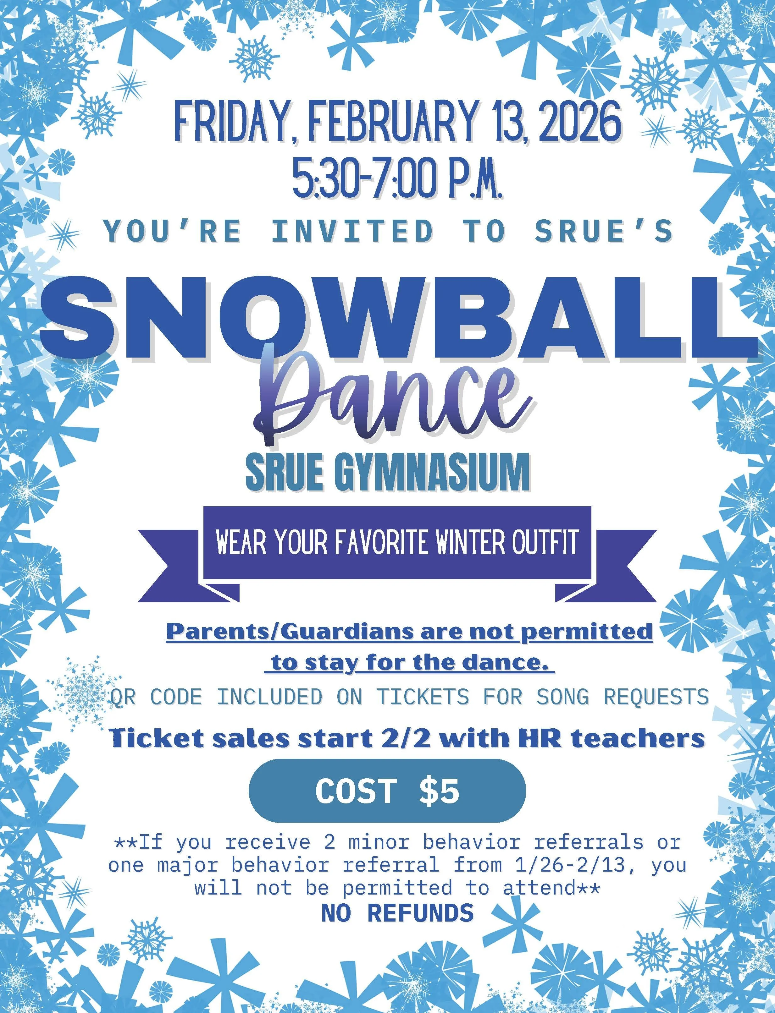 Sto-Rox Upper Elementary Snowball Dance