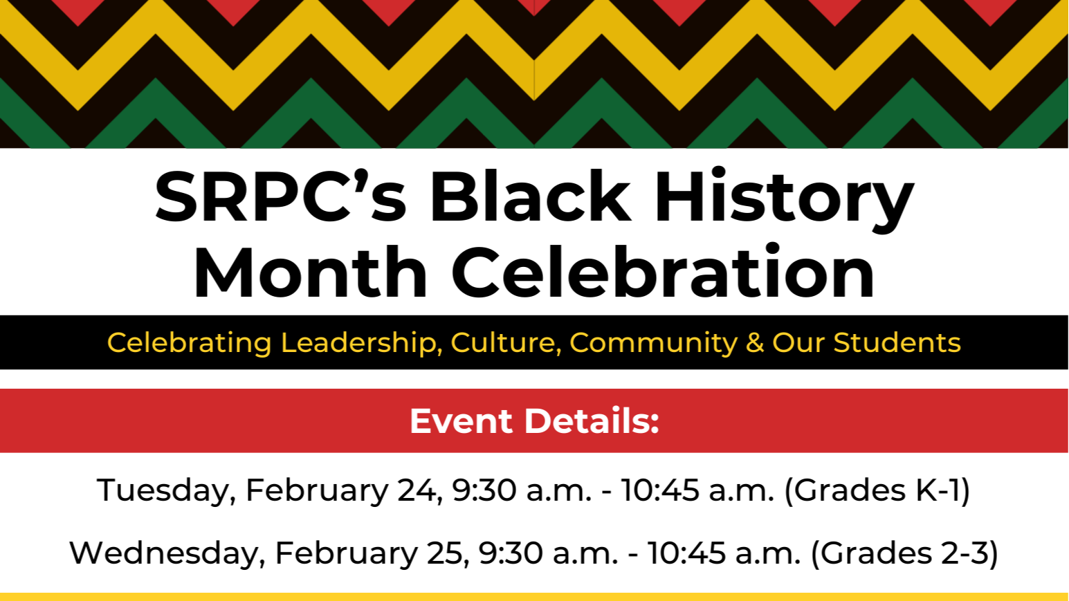 Sto-Rox Primary Center Celebrates Black History Month