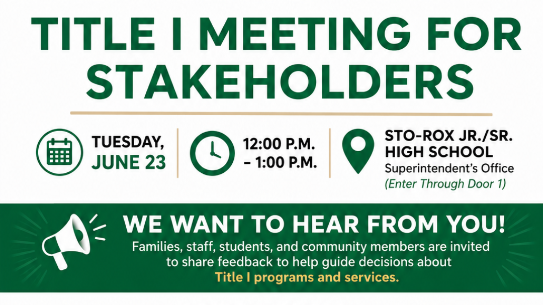 Stakeholders Invited to Attend Title I Meeting