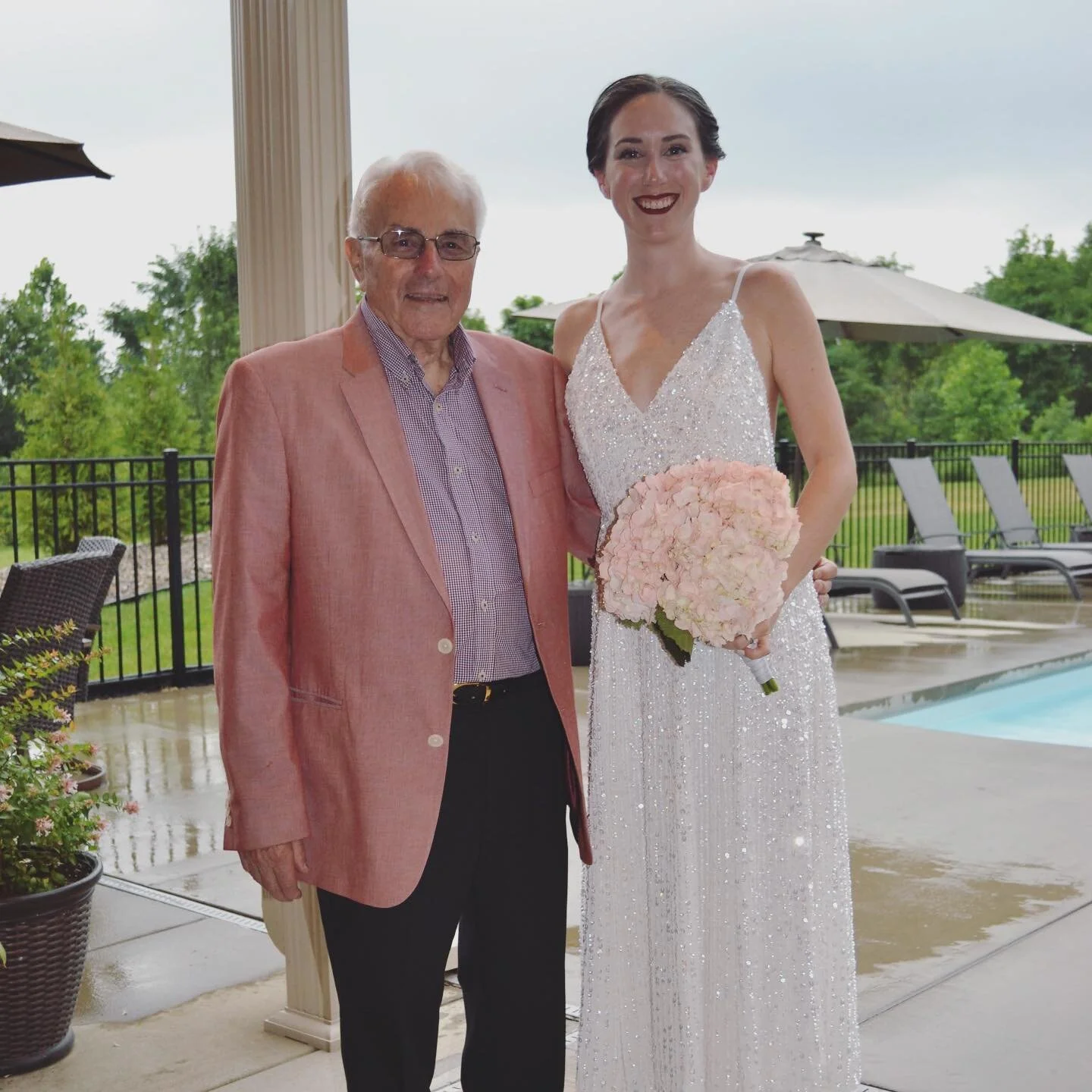 It&rsquo;s been a tough week. Thinking of the wonderful grandfather I was lucky to have in my life for so long. Fortunate for our phone calls during the pandemic, him giving me away at our wedding, and his never ending positivity and light. He was su