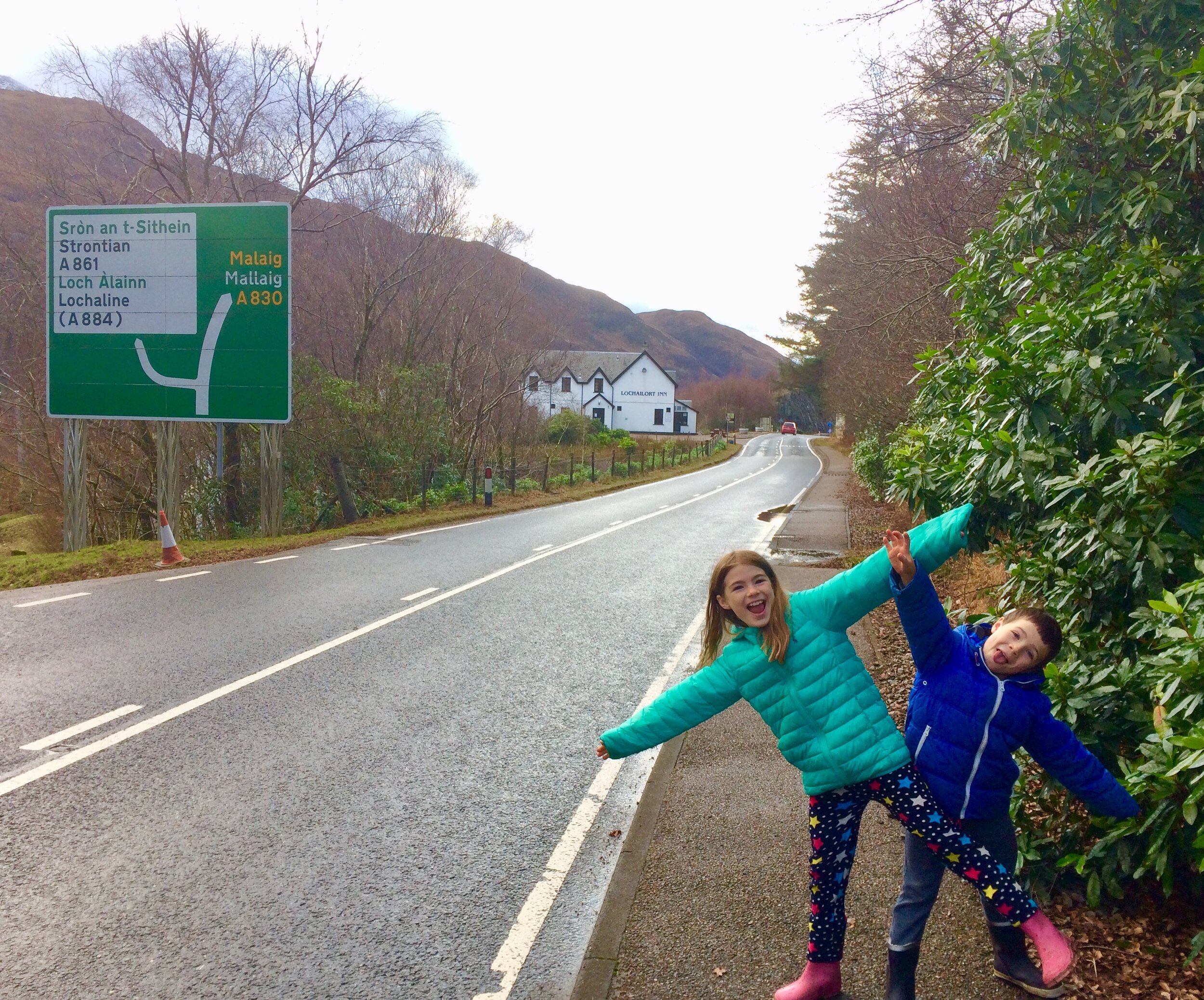A warm welcome to Lochailort, population 40.