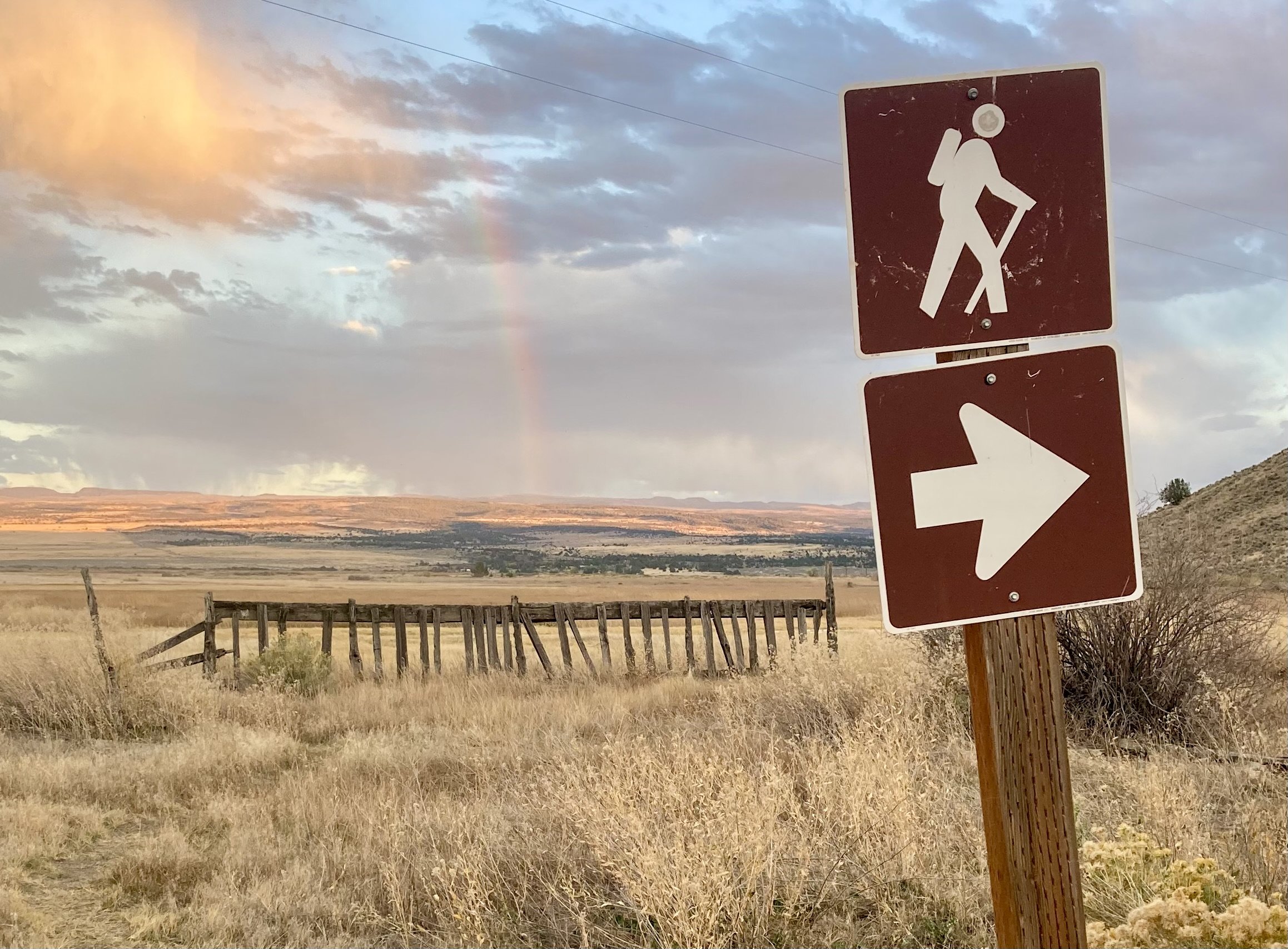 Hiking on Malheur National Wildlife Refuge directly across the road from the hotel.