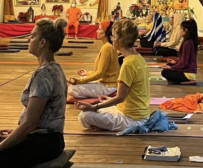 Meditation is an integral part of yoga practice.