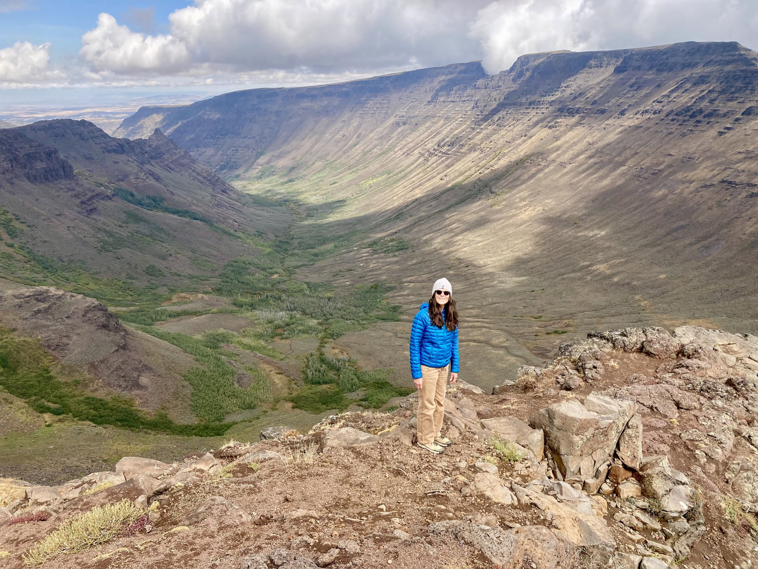 Kiger Gorge lookout with its iconic "gun sight" feature, is accessible only in the warmest months of the year when the 59-mile loop road around Steens Mountain, Oregon's highest road, is open.
