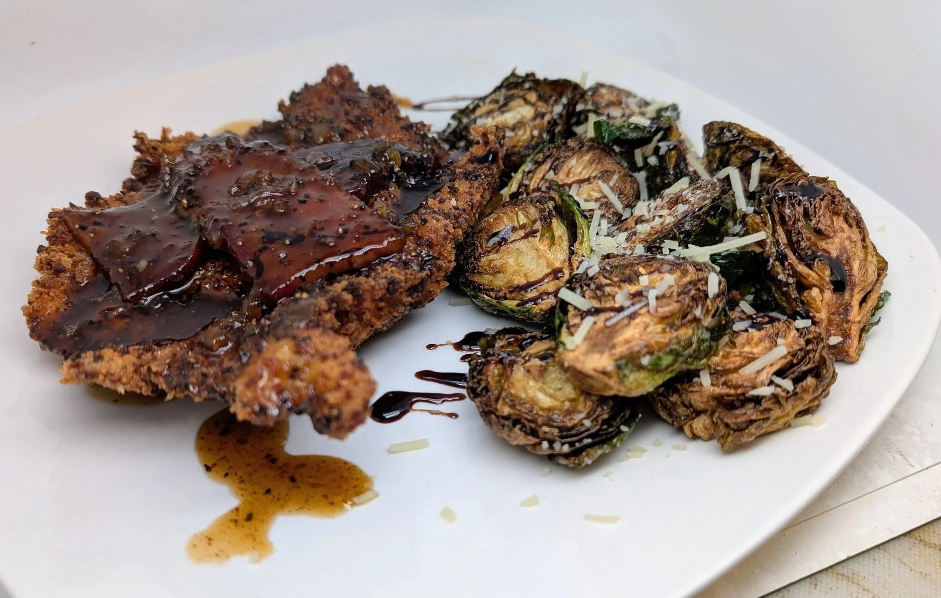 Bourbon Bacon Chicken w/ Sprouts (Half)
