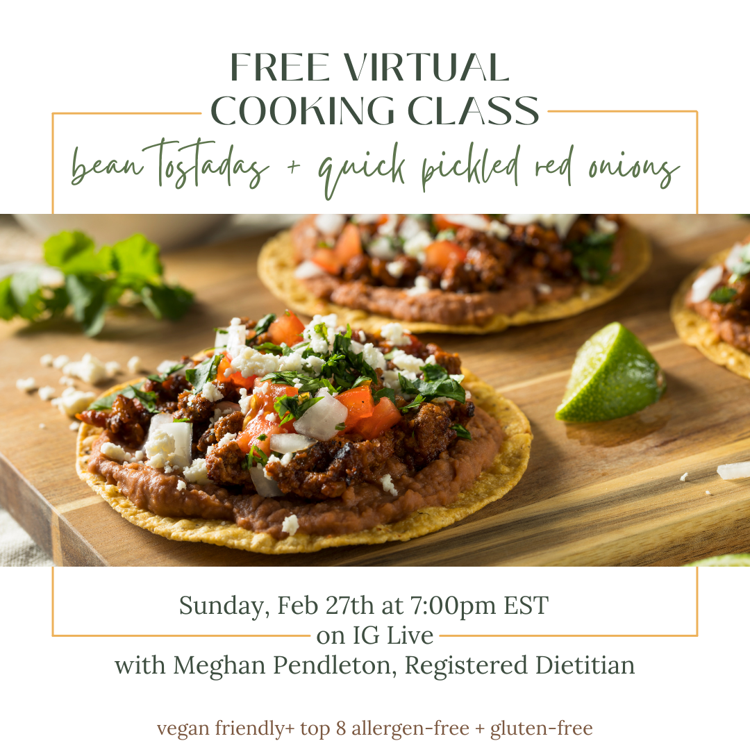 2/27/22 Live Cooking Class