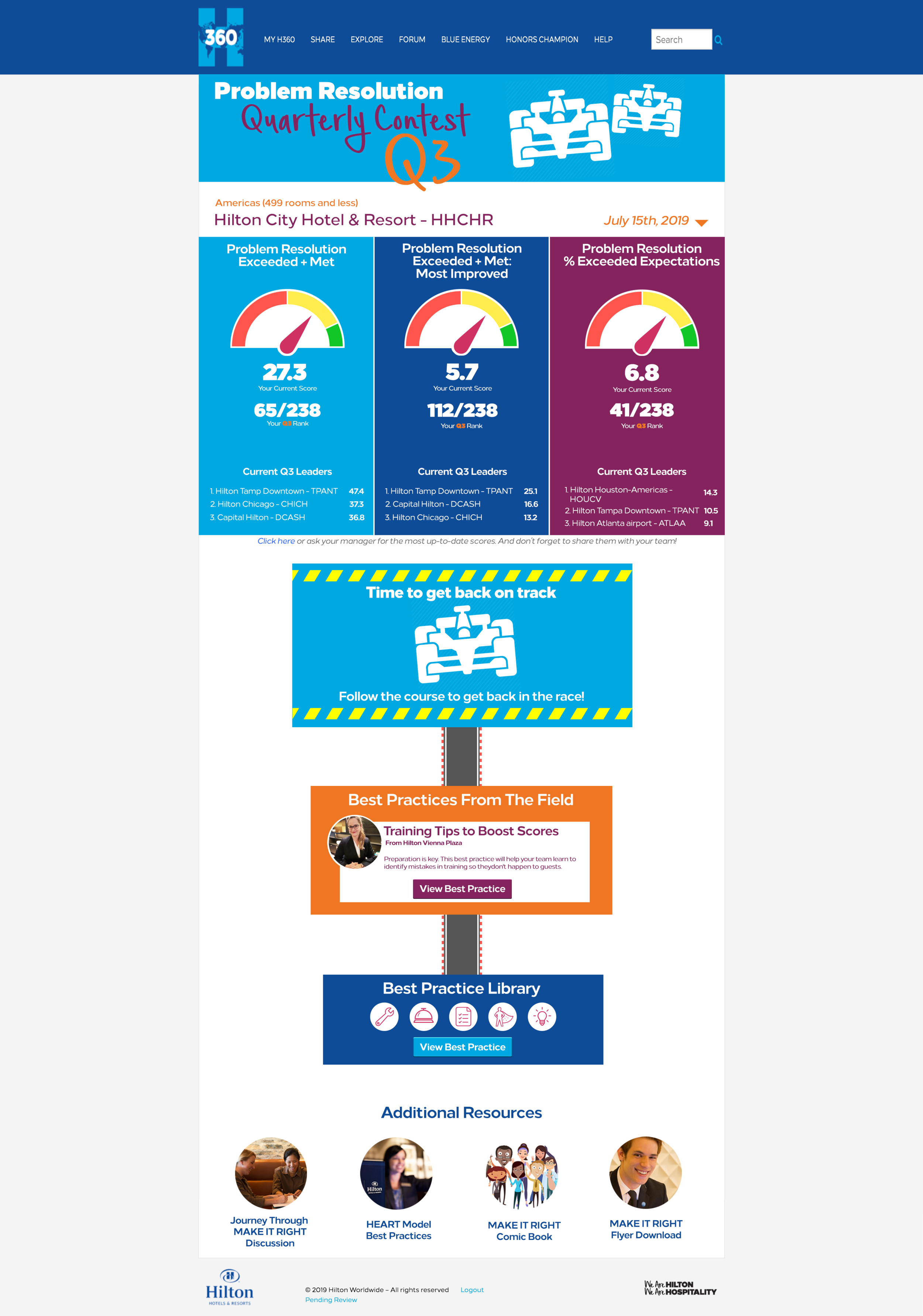 I created a web app within our community site that helped team members see how they were doing during a contest. I worked closely with the client and our developer to ensure all parties were satisfied with the result. You can learn more about this p…