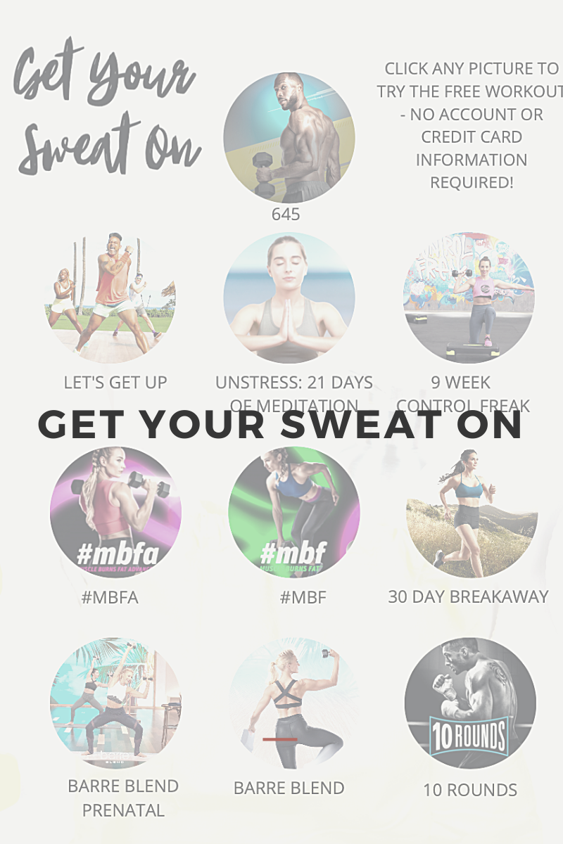 19 Free Workouts Just for YOU