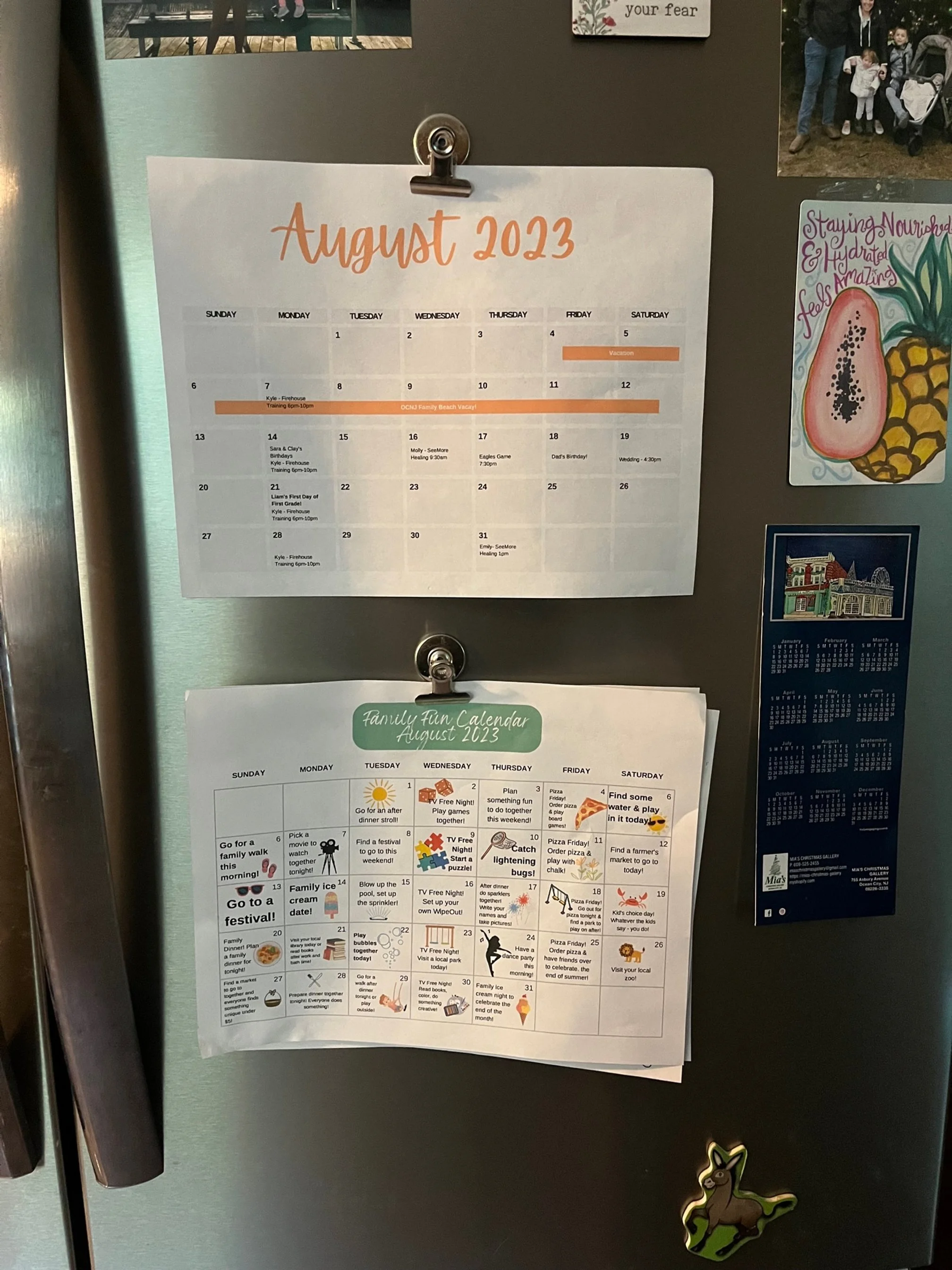 August Family Fun Calendar