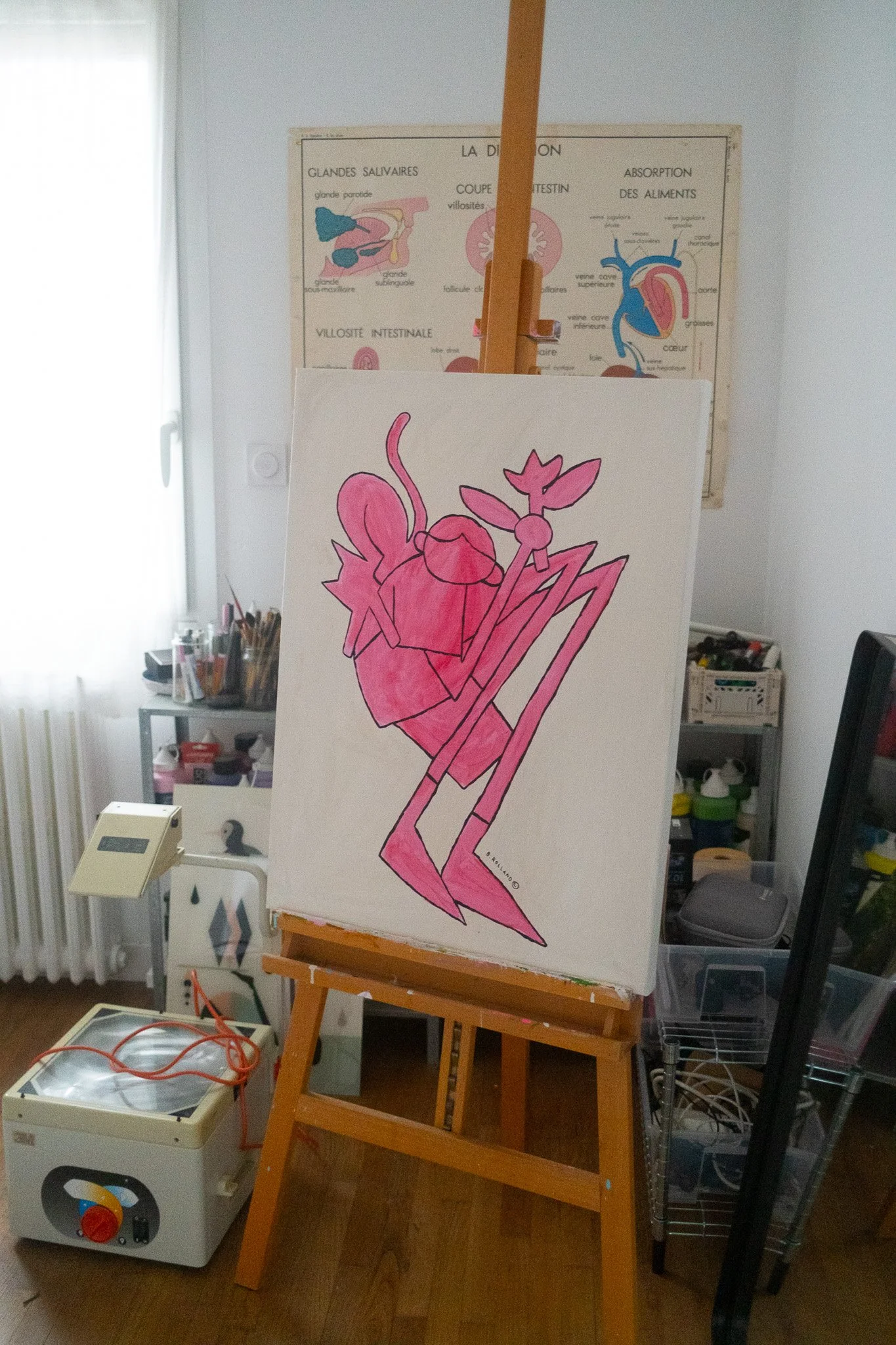 Toile - I love my cat.