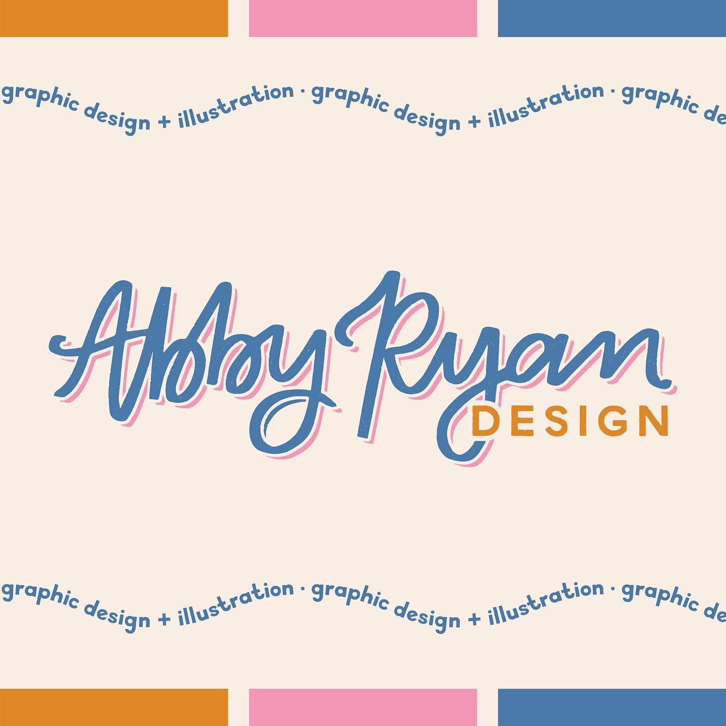 ✨Logo Refresh✨ I&rsquo;m so excited about this new logo, I feel like it&rsquo;s much more &ldquo;me&rdquo; &amp; clean! Using my own handwriting feels super personal &amp; also helps convey that I offer both illustration &amp; graphic design. Let me 