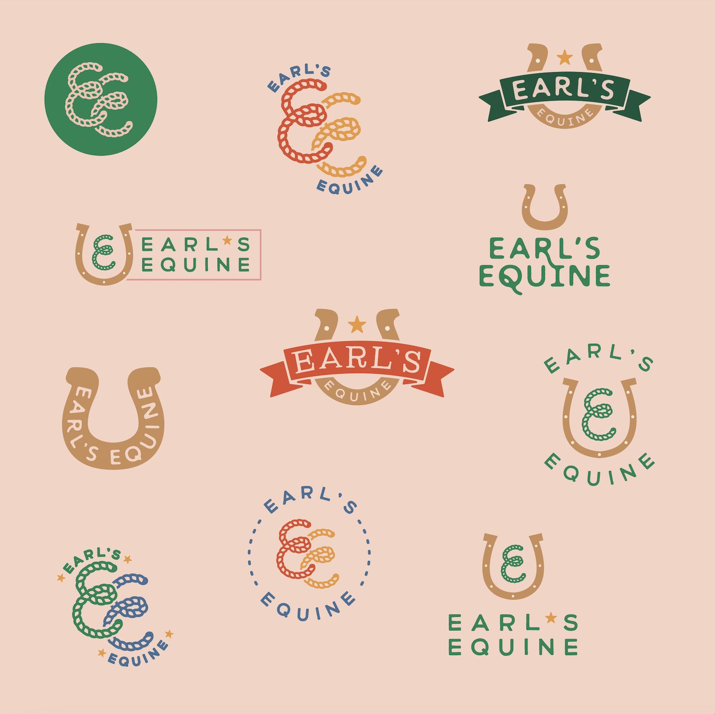 Earl's Equine Logo and Branding Package