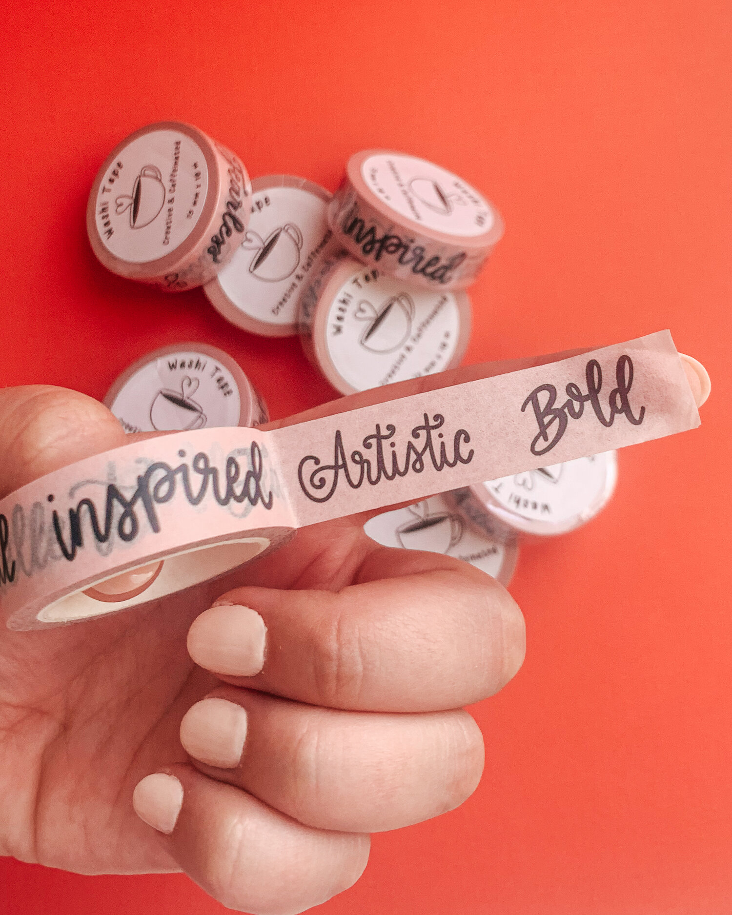 Positive Affirmations Washi Tape, Cute Stationary Gift For Therapist,  Inspirational Hand Lettering — Creative & Caffeinated