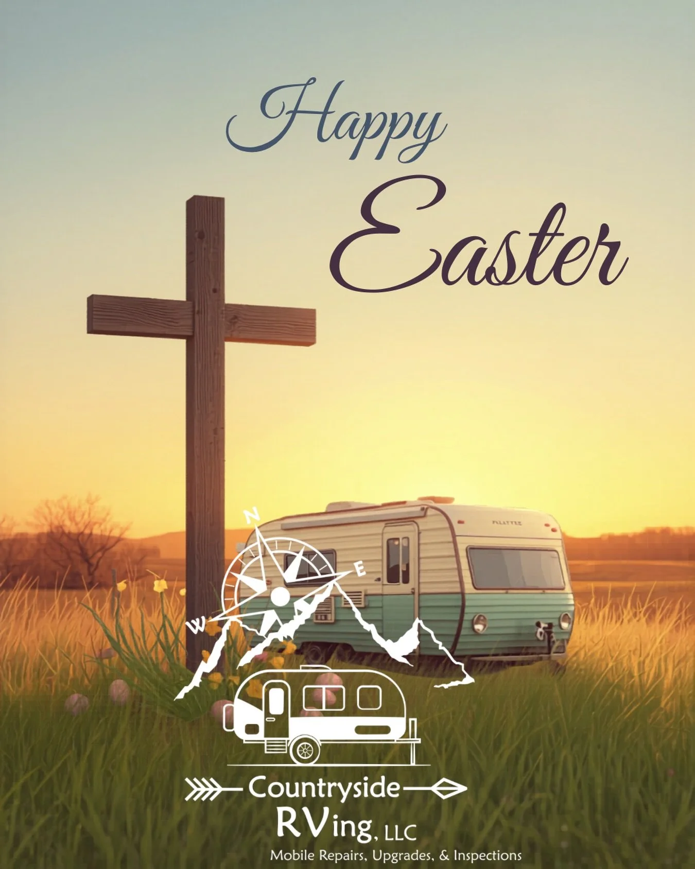 Happy Easter from the Countryside RVing team. 

We are extremely grateful for the families we get to serve everyday. Being a Christian lead organization and being part of this community is something we don&rsquo;t take for granted. We hope you had a 