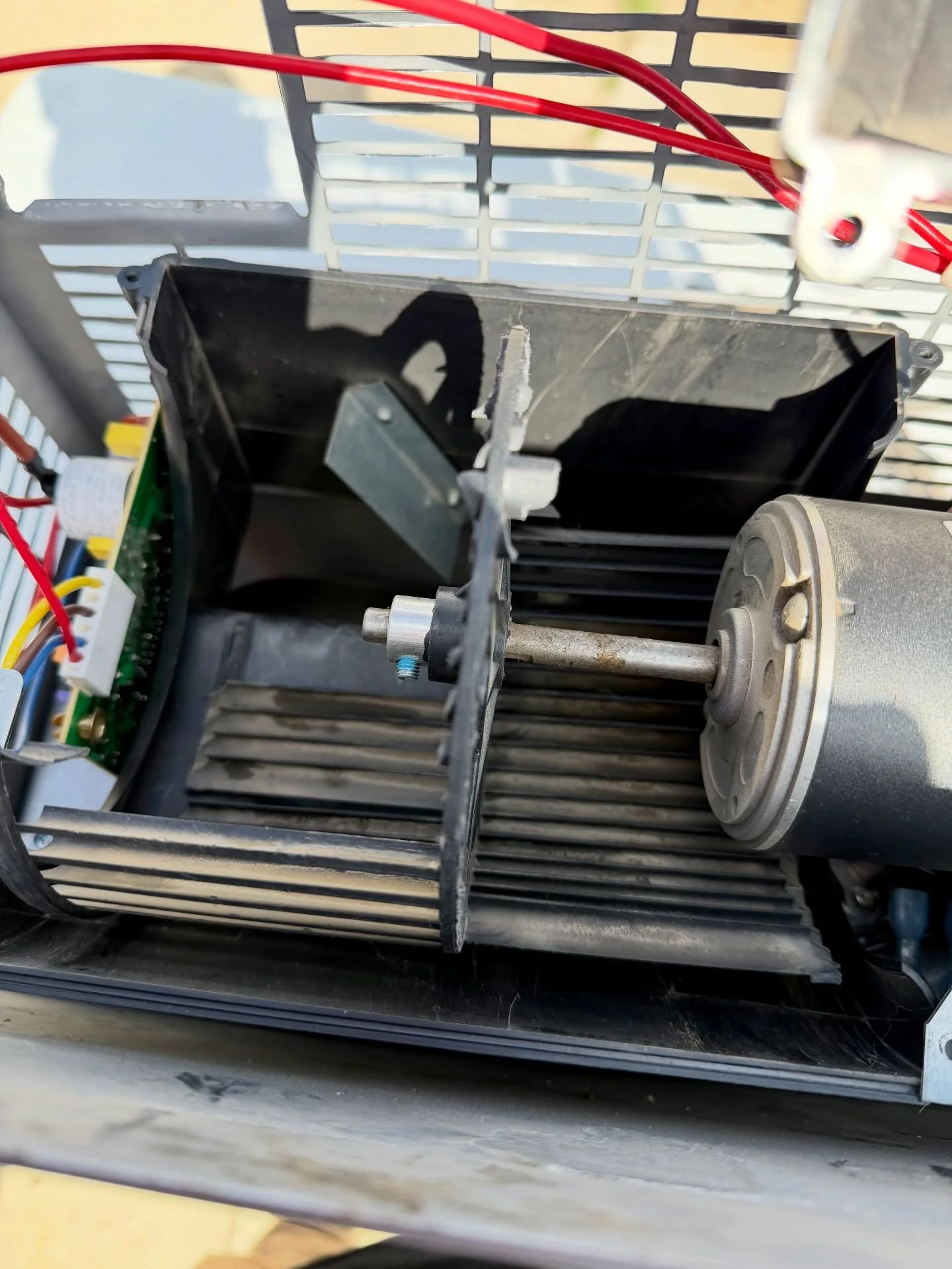 This is what happens when a furnace becomes a rodent hotel 🐭🔥

Picture 1: Completely destroyed blower wheel.
Picture 2: All the pieces it turned into.
Picture 3: The reason it failed.

A mouse made its way into the furnace housing. Once that blower