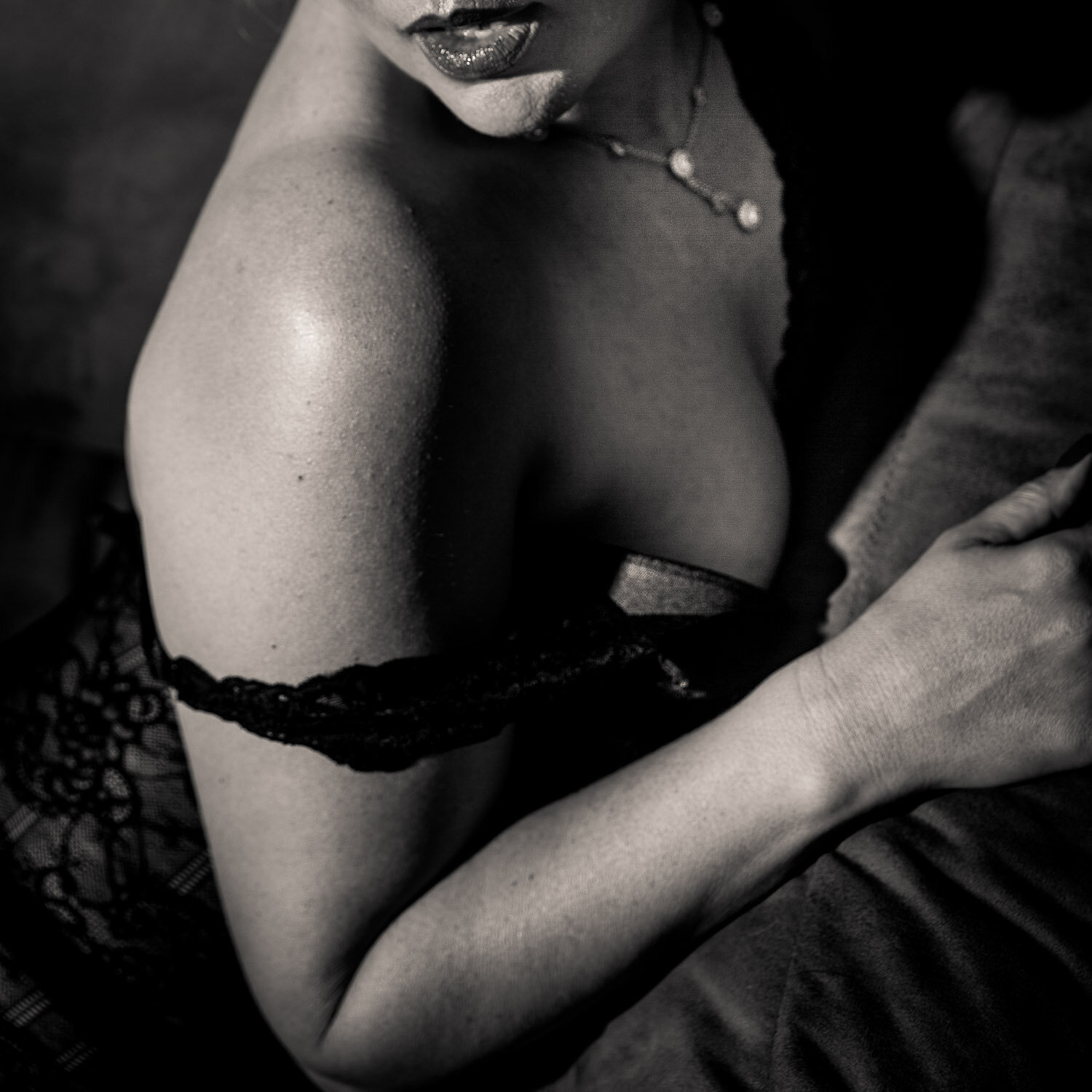 Erotic boudoir photoshoot