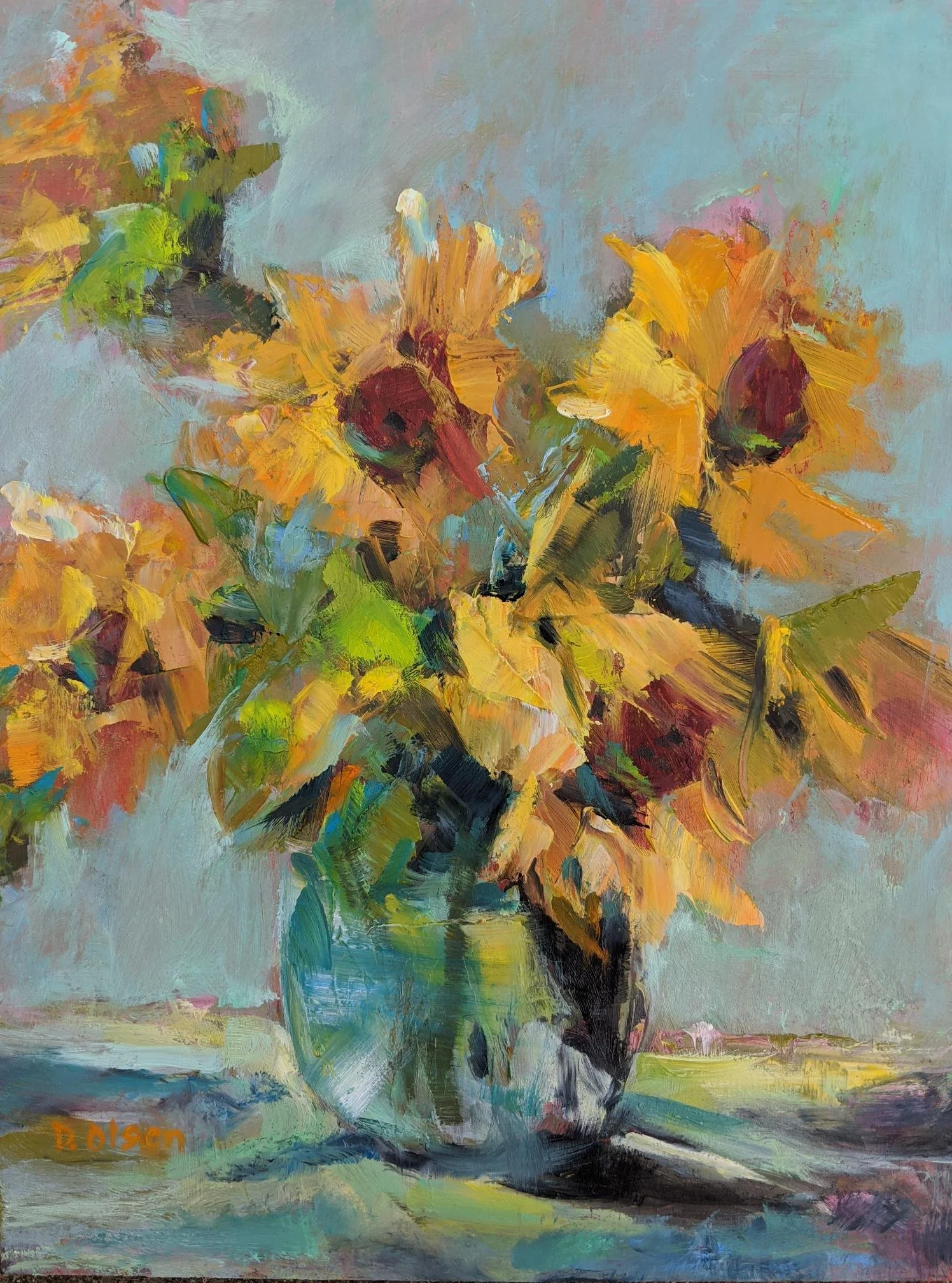 Perfect Fit. 11 x 14 oil. $700