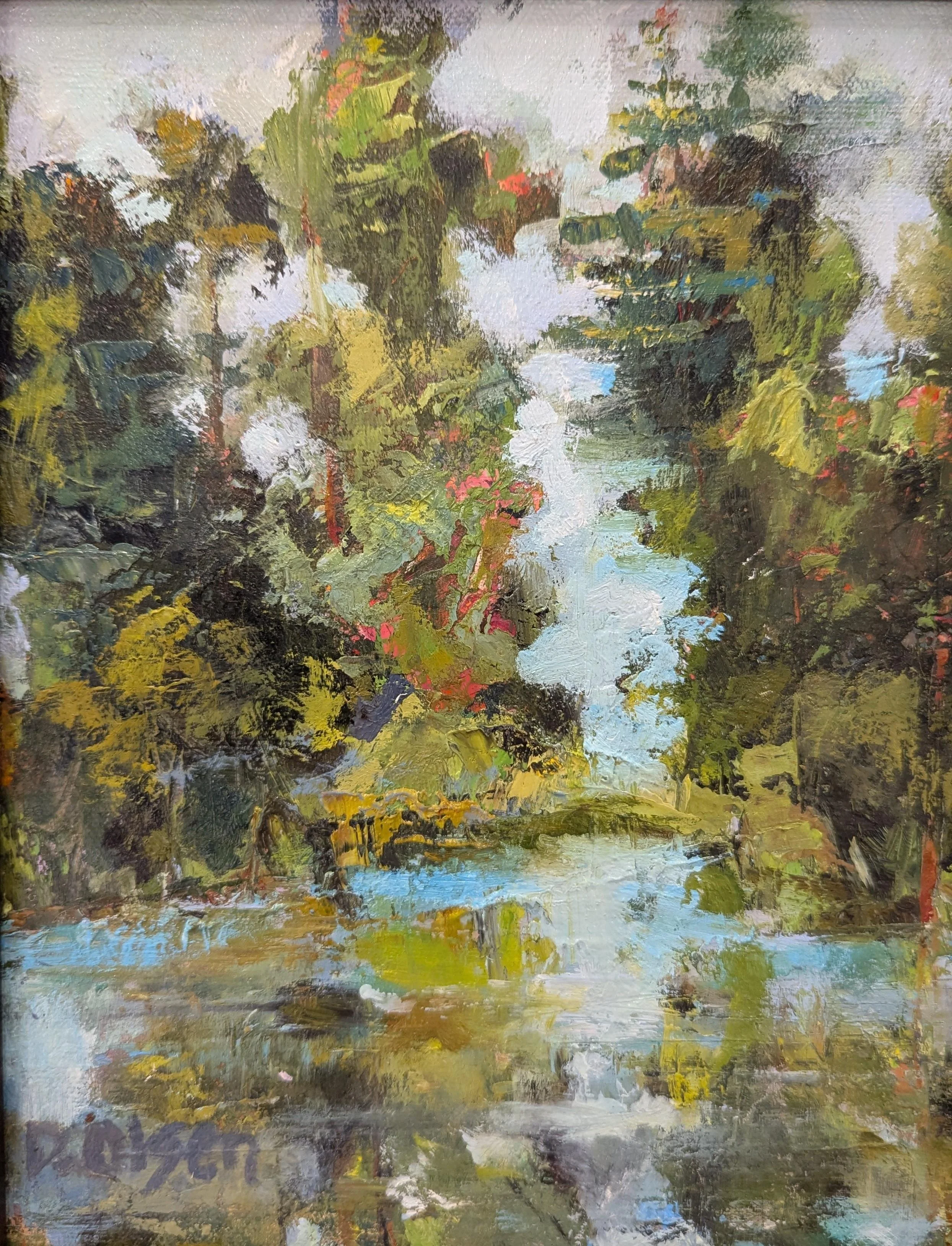 Morning Meditation. 8 x 10 oil. Sold.