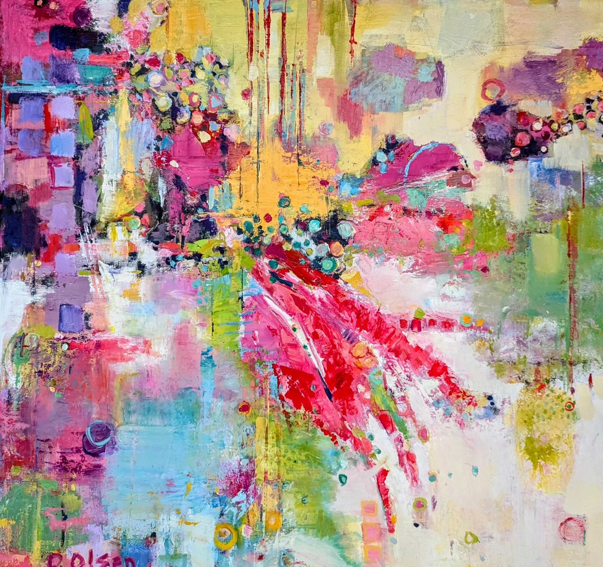 Dreaming of Diamonds. 20 x 20 oil. $1,000