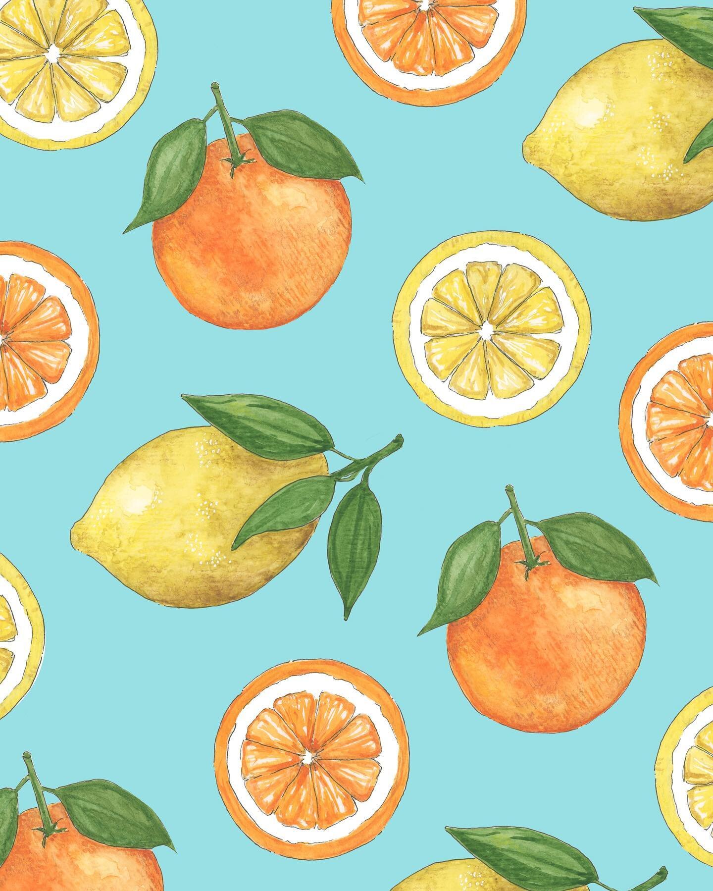 It&rsquo;s been awhile since I created a pattern and I love this one! Some might remember these from my stories a few weeks ago. This pattern definitely makes me think about spring/summer and warmer weather. 🍋 🍊 
.
.
.
.
.
#citrusfruit #paintedfrui