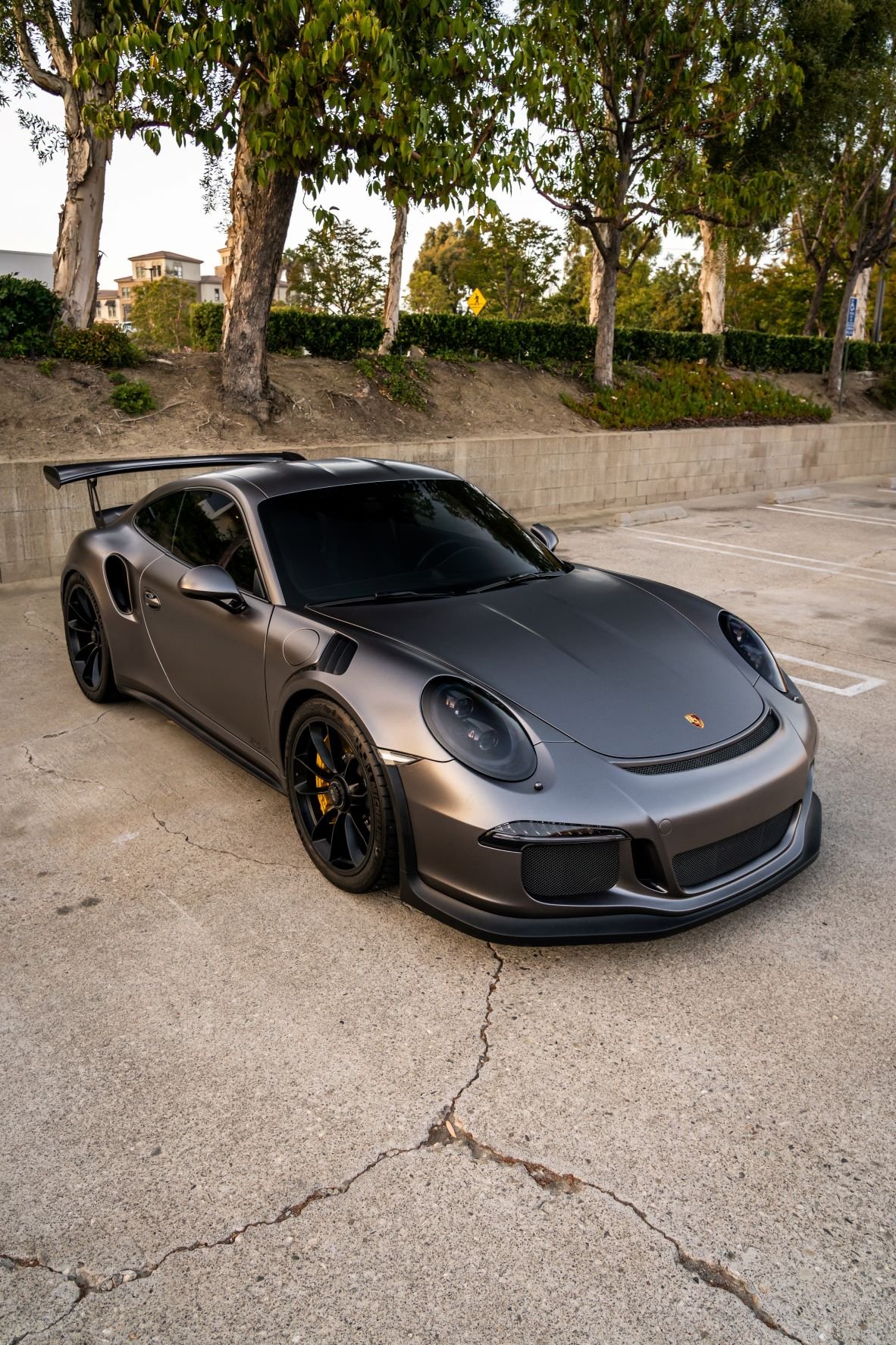 Porsche GT3RS satin dark gray vinyl wrap.jpg
