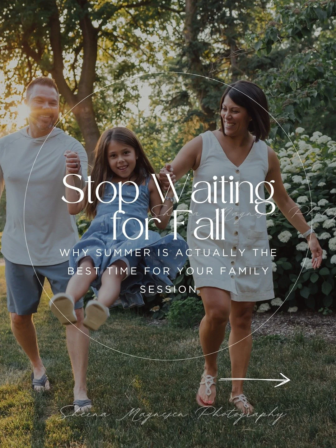 What if I told you the best family photos of the year aren't taken in October?

I know, I know &mdash; fall feels like the obvious choice. But after 17 years of photographing families across the Chicago suburbs, summer is honestly where the magic hap