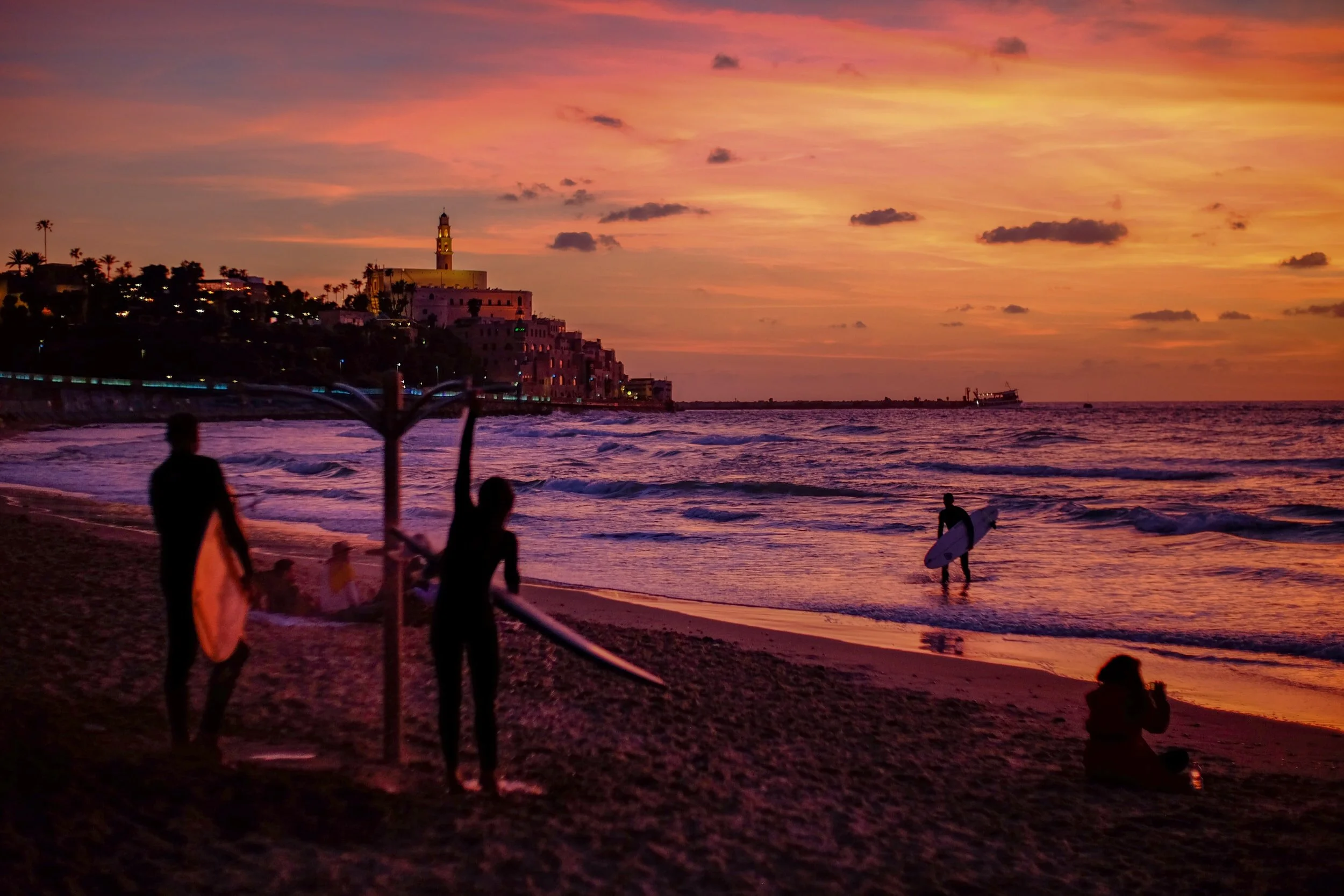 Surfers @ St. Peter’s Church - Jaffa, Israel