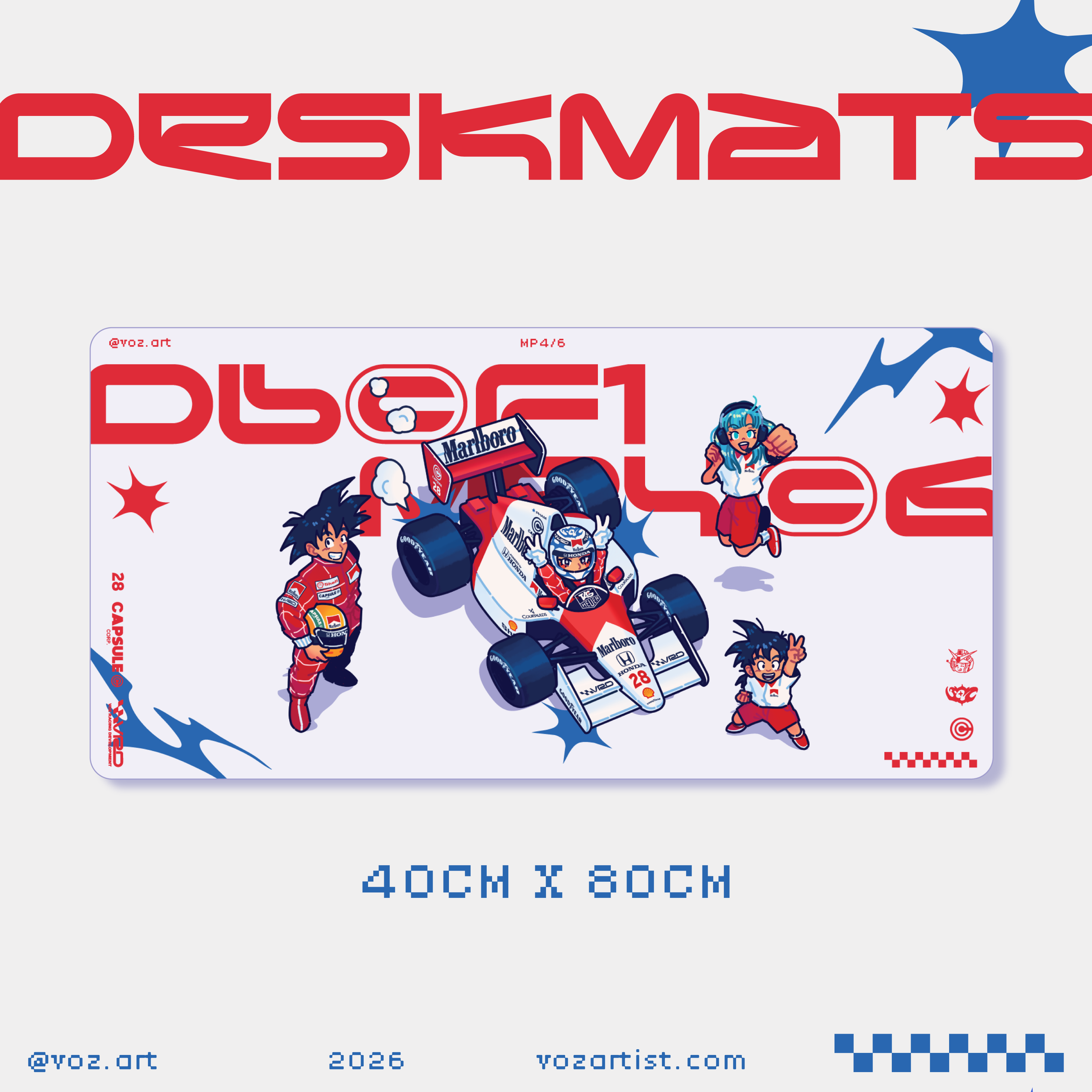 DB x F1 Deskmat