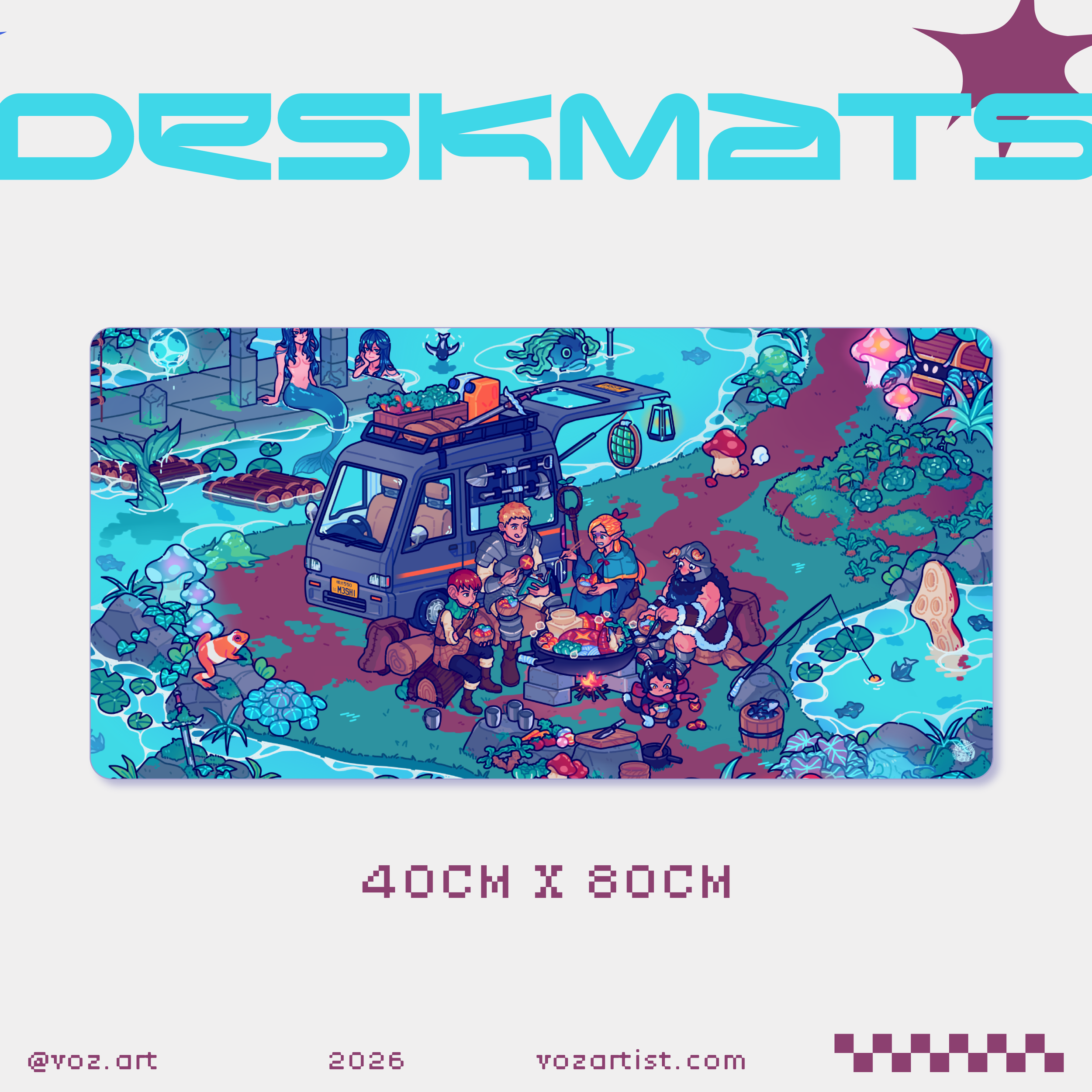 Dungeon Delivery! Deskmat