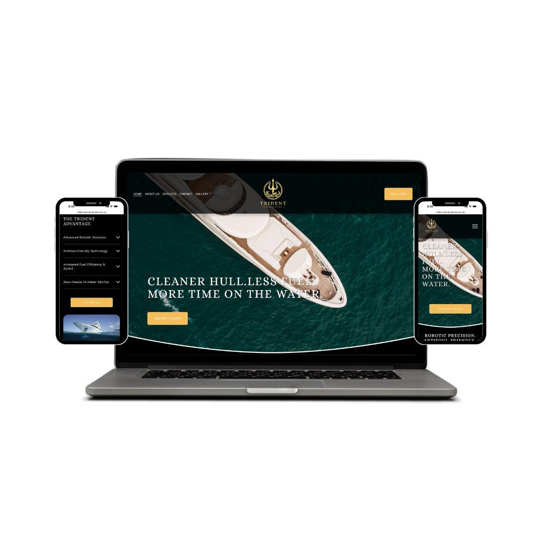Trident Marine Solutions web design