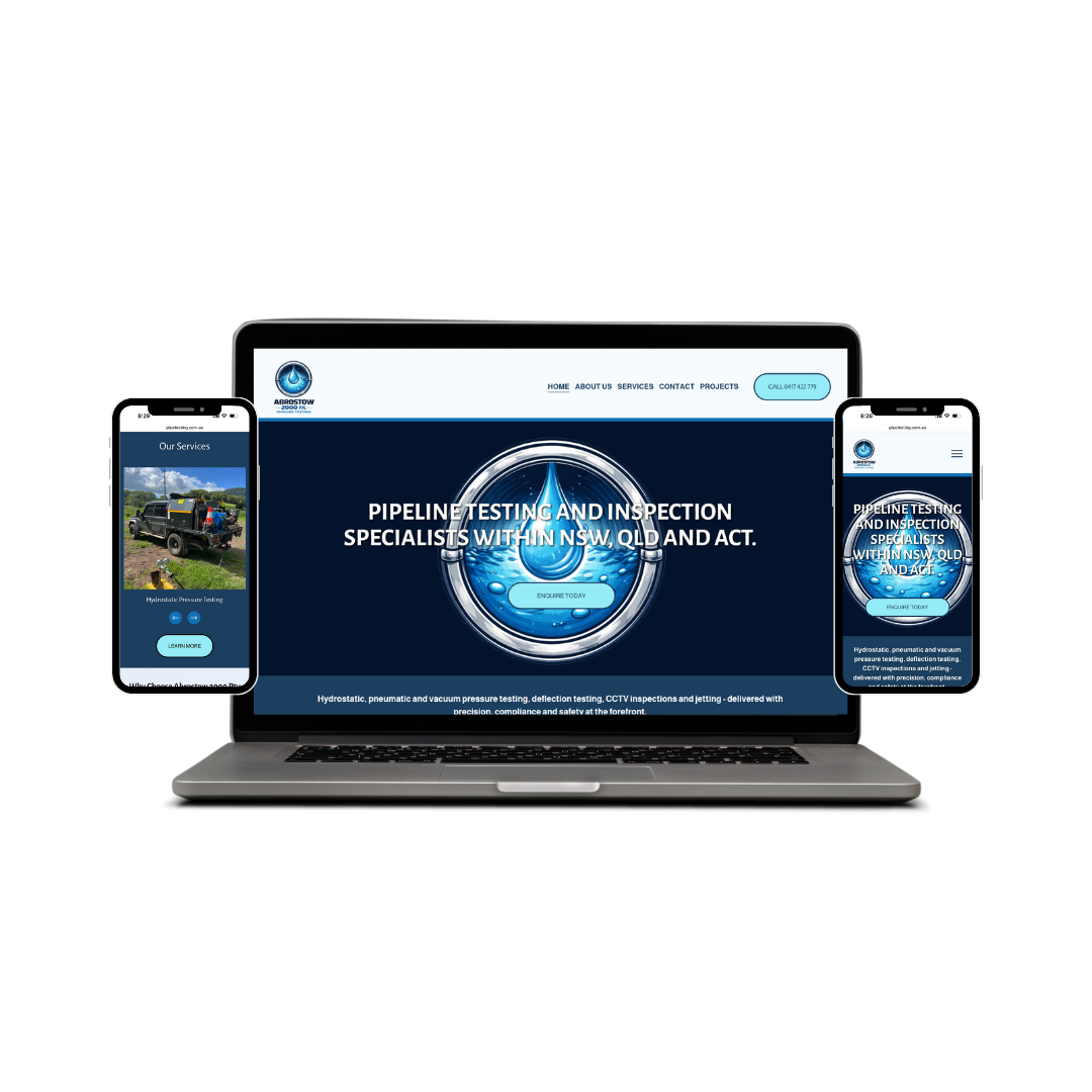 Abrostow website design