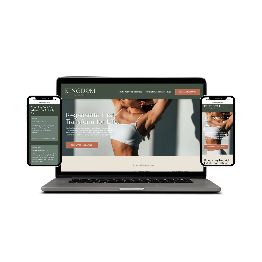 KINGDOM OF HEALTH WEBSITE DESIGN
