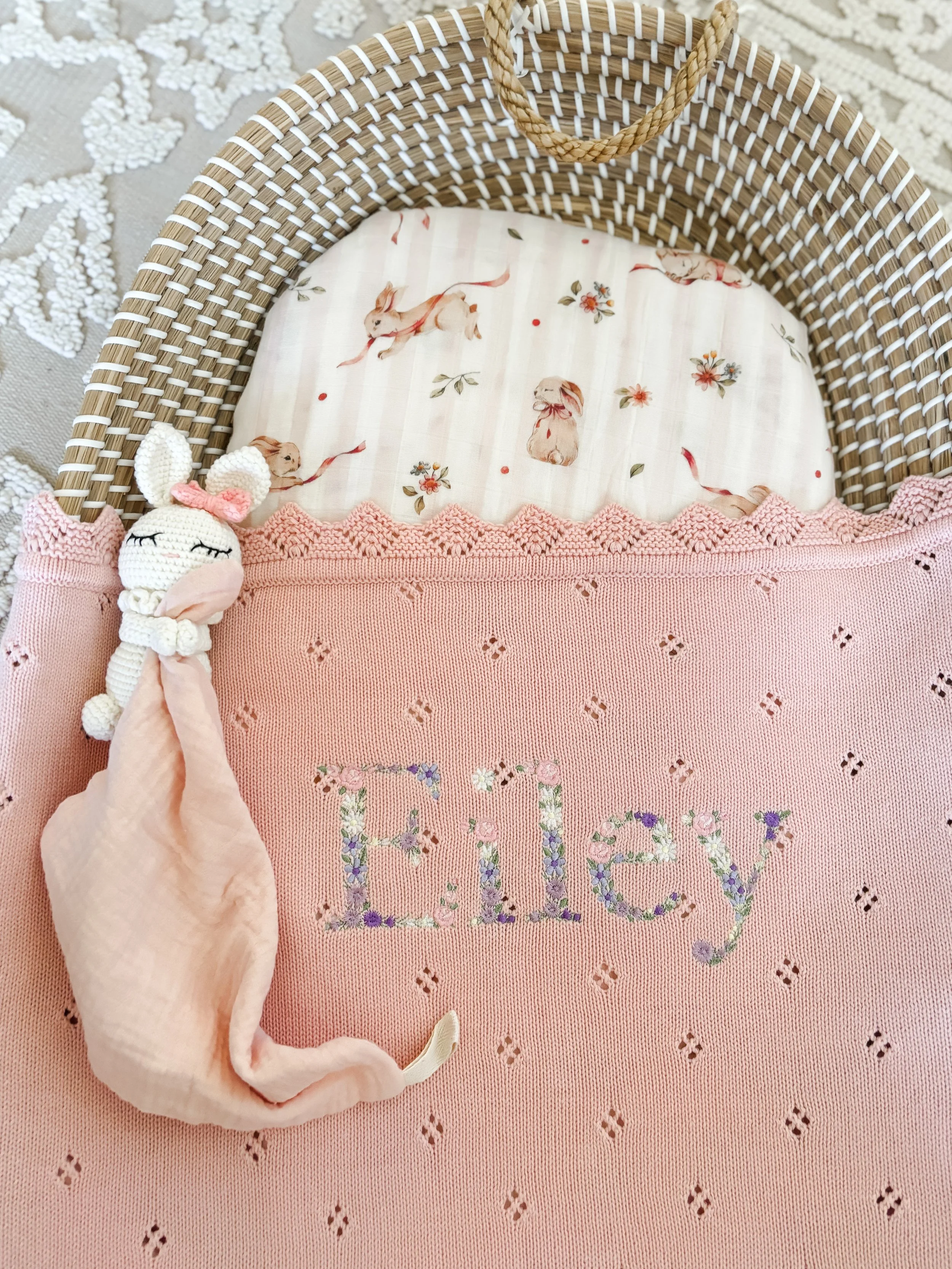 Floral Embroidery (Blanket)