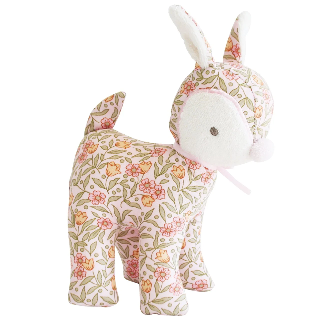 Baby Deer Rattle - Lily Pink