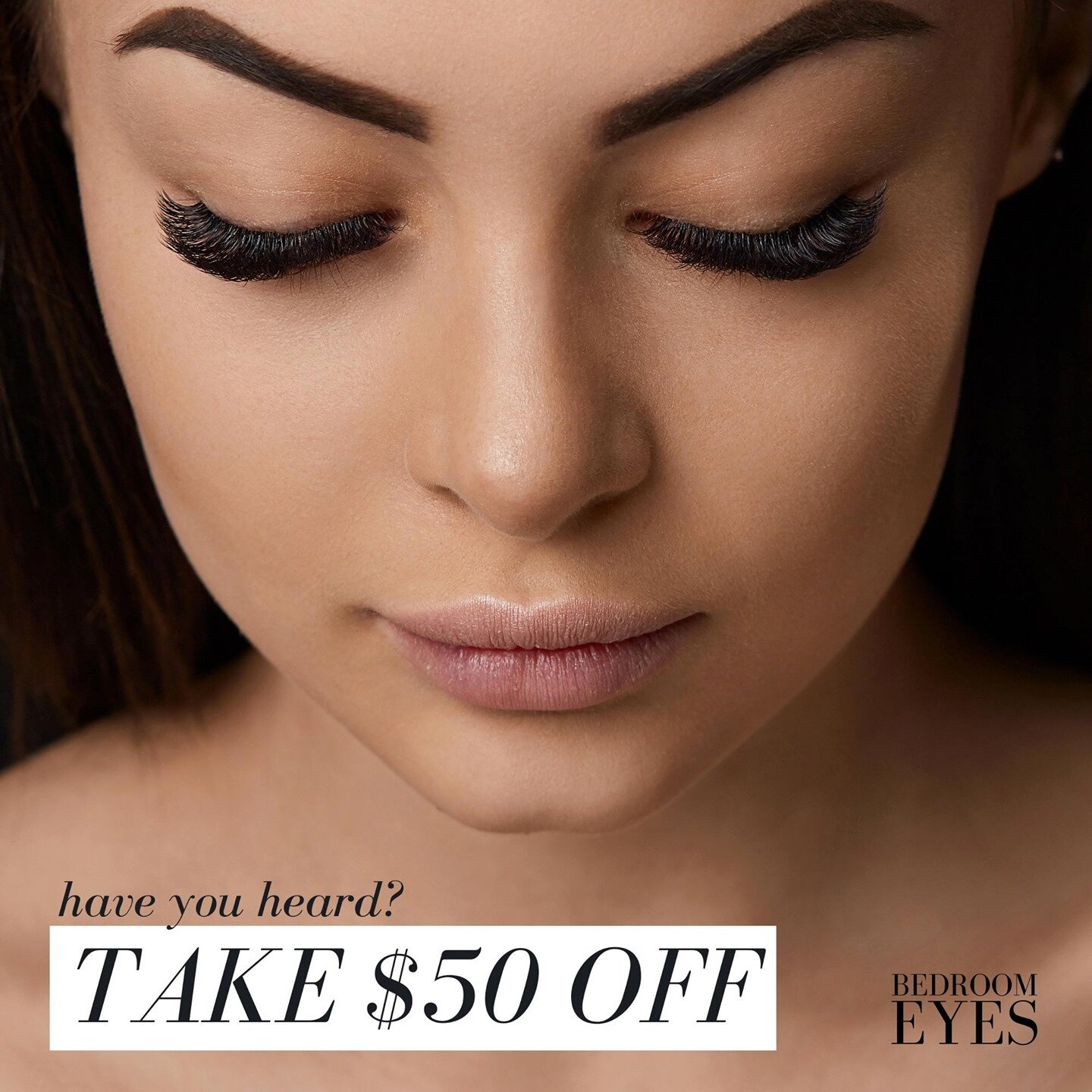 Have you heard? We're taking $50 OFF all full lash sets until the end of March! ✨⁠
⁠
This offer is available for all clients, not in conjunction with any other offer. ⁠
⁠
We have limited appointments available so be sure to book in early! ⁠
⁠
⁠
#bedr