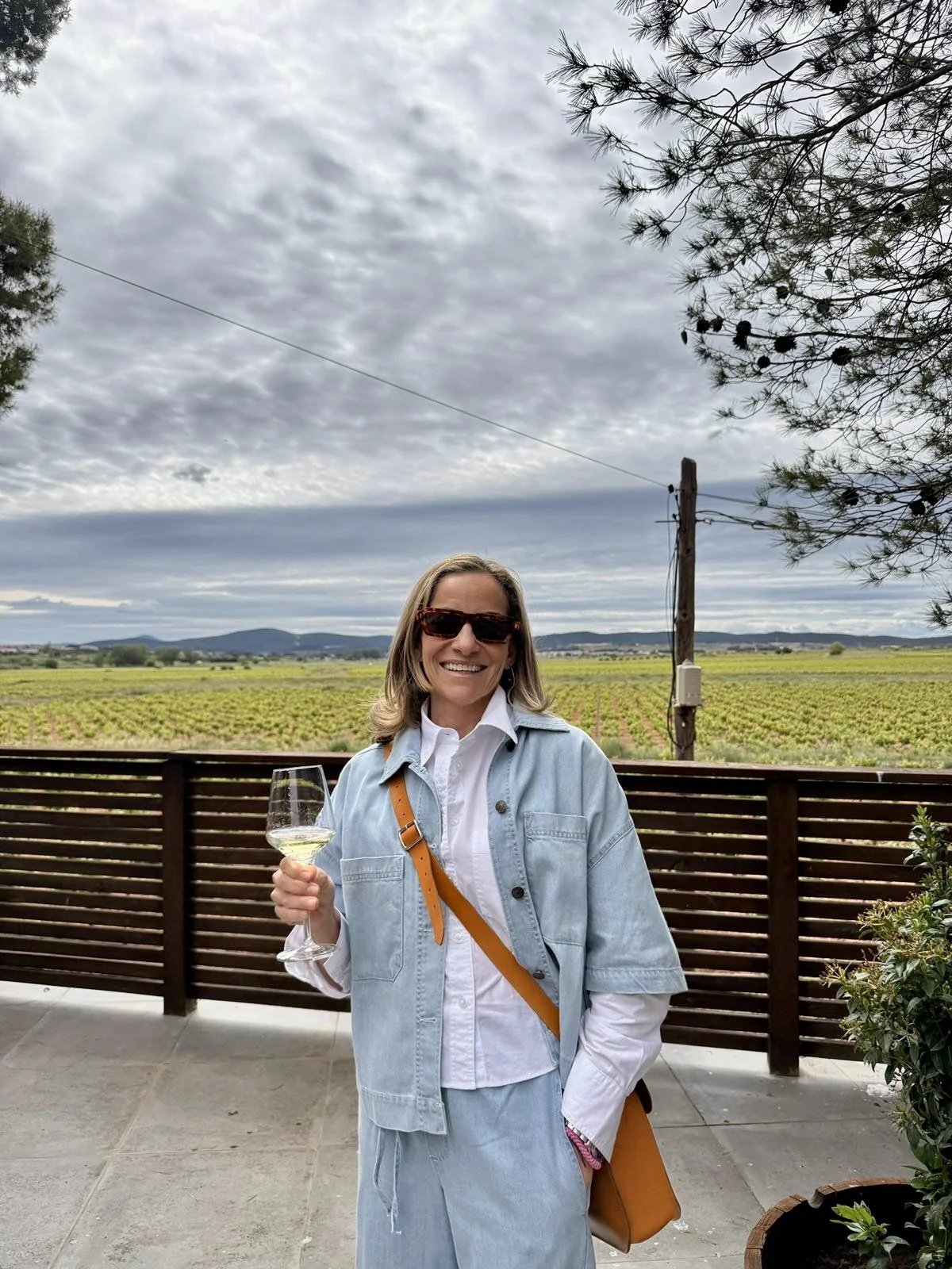 Maria Alacreu Carbonell, Encantada World Co-Founder, wine tasting with clients in Requena, Spain.